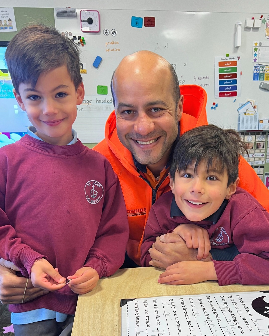 💙 Happy Father’s Day to all the special dads, grandpas, uncles and father figures in our SJB community! 💙
We hope you enjoyed our annual Father’s Day Breakfast on Friday, along with the thoughtful handmade gifts and cards created by our students. ✨
#SJB2025 #stjohnthebaptistprimaryferntreegully #melbournecatholicschools #HopeFilledCommunity #enrichedcommunities #lightingtheirpath #catholiceducation