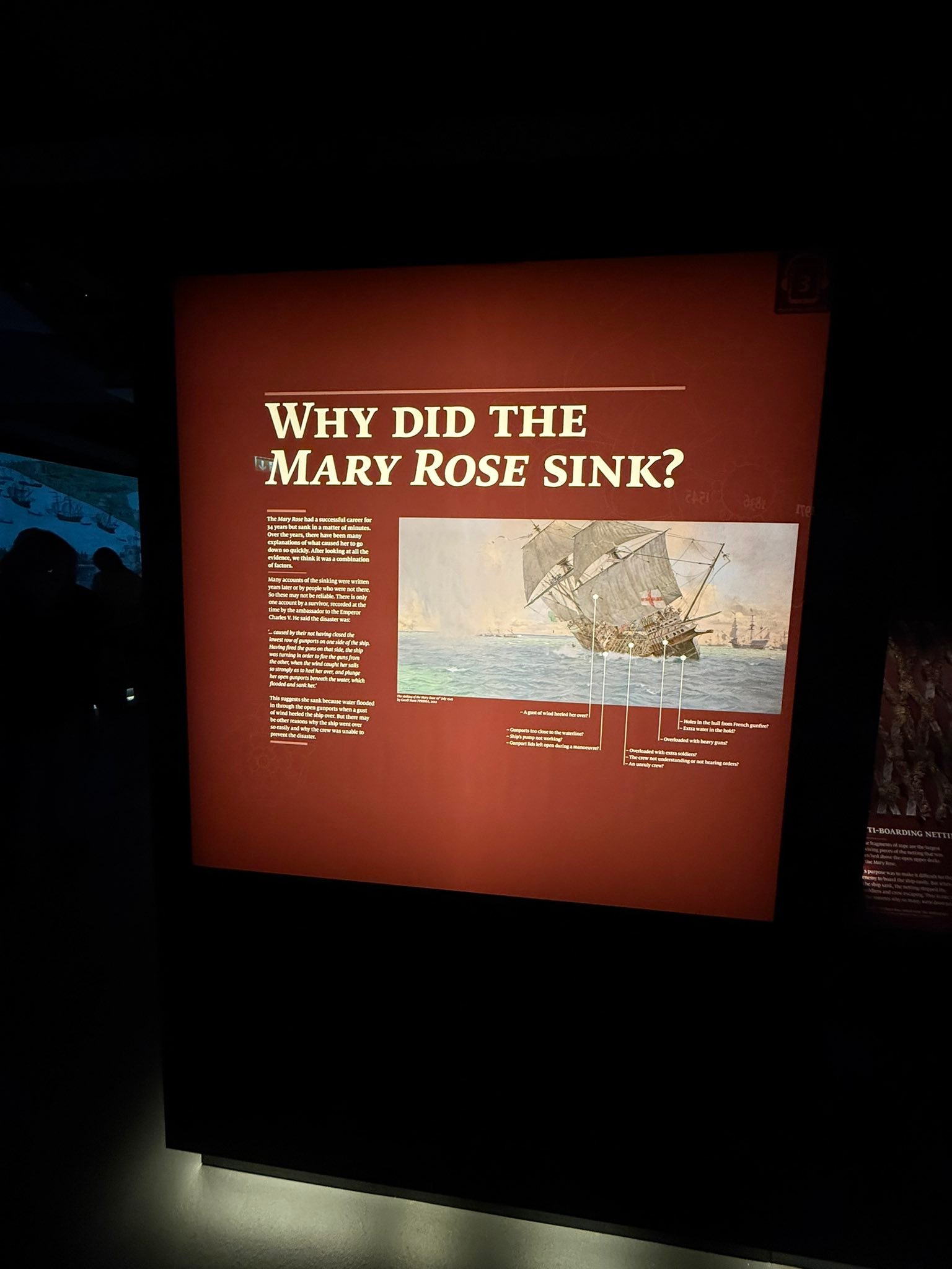 Portsmouth stop 3: Mary Rose. (See: the Vasa in Stockholm)