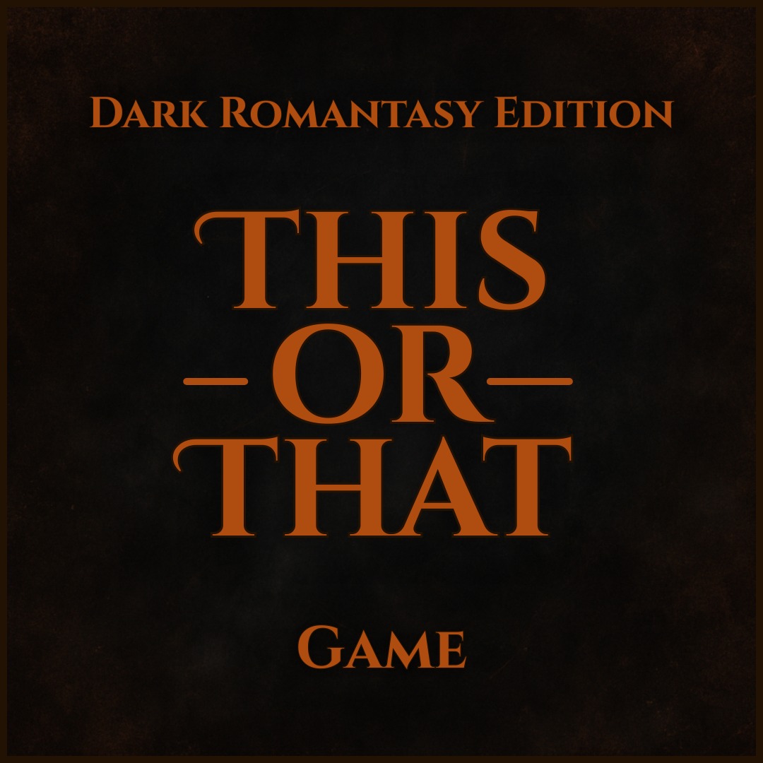 Dark romantasy readers, let’s play. Which side are you on? Drop your answers into the comments!
#ThisOrThat #RomantasyReaders #DarkRomanceCommunity #BookstagramGames #FantasyBookish