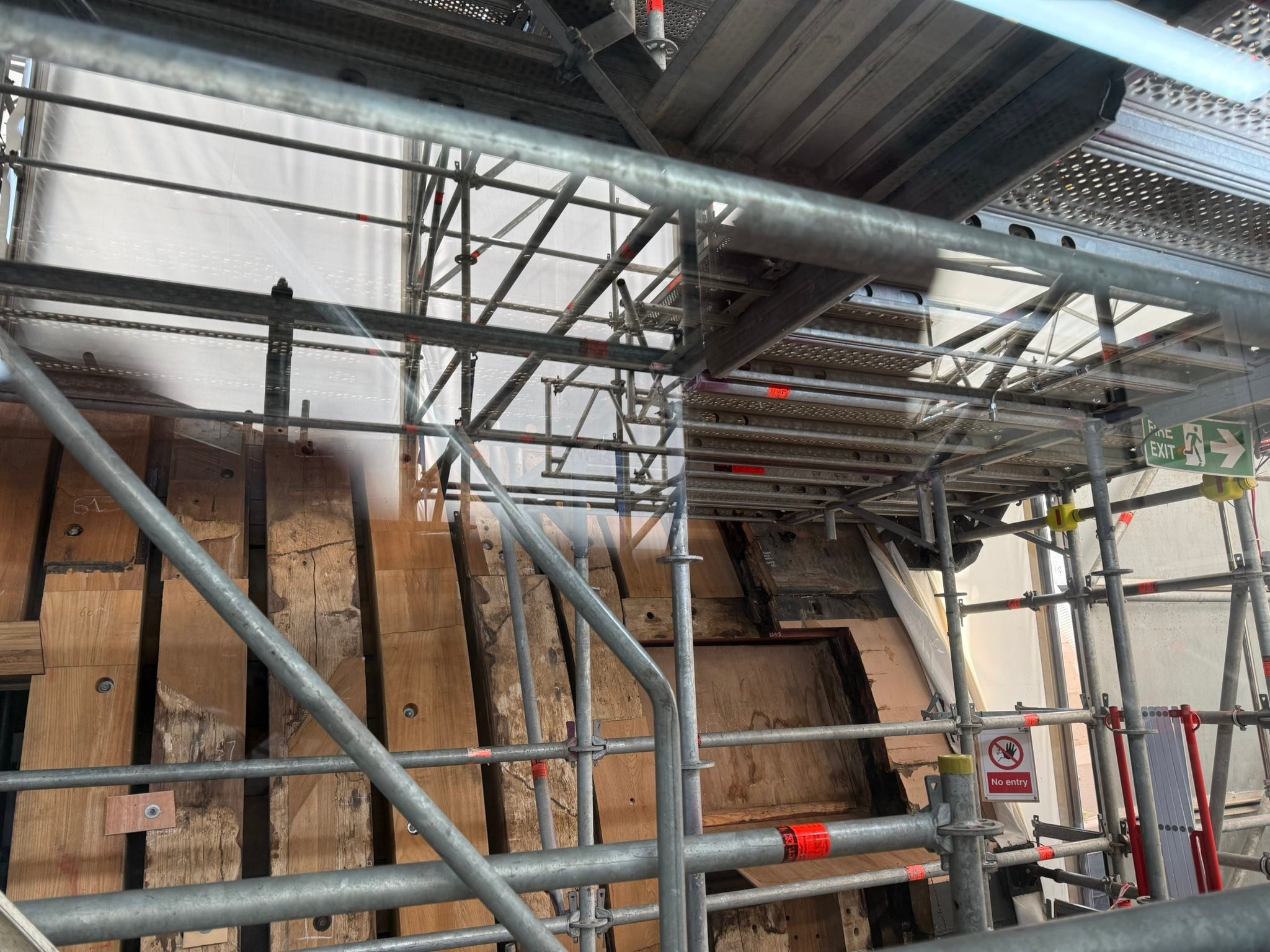 Portsmouth, stop two: HMS Victory. The latest prediction is she will be in repairs for the next 8 years