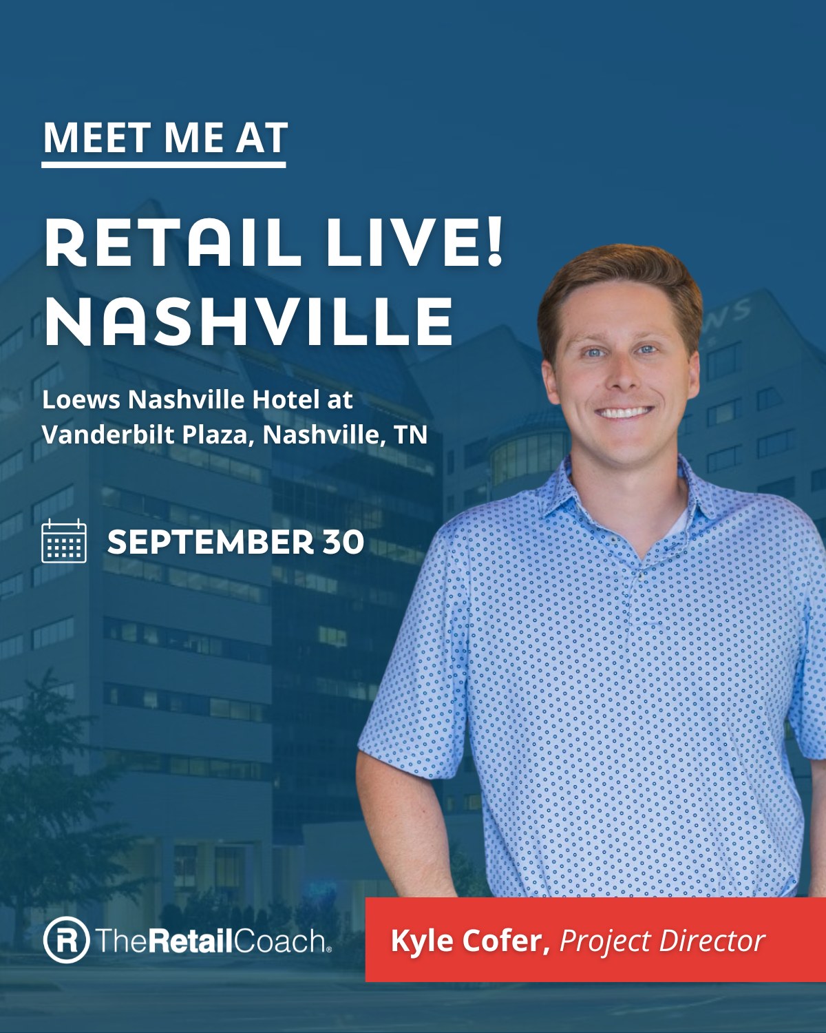 We’re always looking for opportunities to meet in person with Retailers to put sites in front of them for the markets where we are working. See you soon, Nashville!
💻 info@theretailcoach.com
-
#TheRetailCoach #RetailRecruitment #25YearsofRetail #EconomicDevelopment #CommunityDevelopment #WeRecruitRetail #RetailGrowth #Retail360 #RetailLiveNashville #CommunityRetailerRecruitment