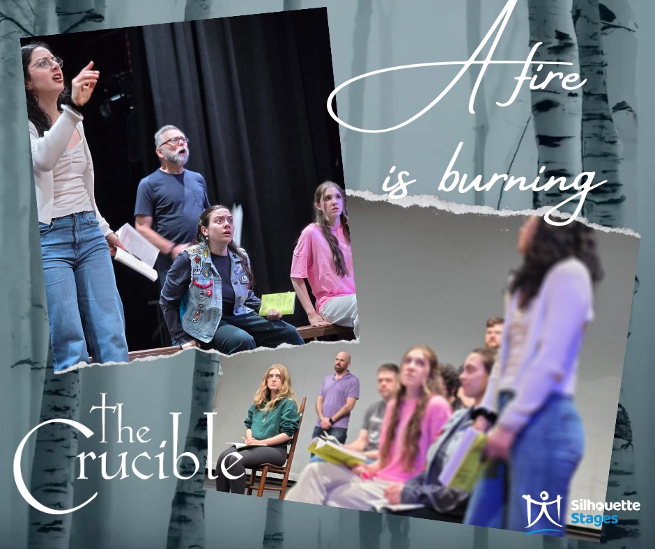 There is a chill in the air at rehearsals for The Crucible. Our show runs October 10 - 26 and tickets are on sale now at the link in our profile.