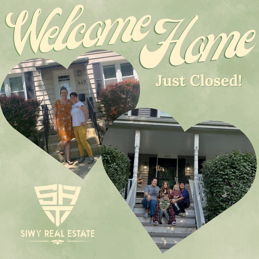 Thank you to Rachel and Sarah for trusting us here at Siwy Real Estate to help you through the process of selling your old home and buying your next! We hope your family loves it!