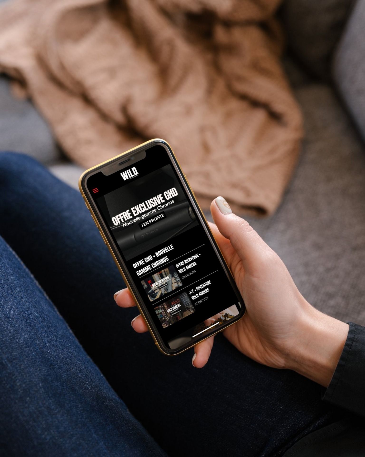 WILD dans votre poche 🤳
Avec l'appli WILD, profitez de tout l’univers de vos salons en un seul clic ⤵
• Retrouvez toutes nos actualités et nos offres exclusives
• Prenez rendez-vous en ligne en toute simplicité
• Postulez pour rejoindre l’aventure WILD
• Inscrivez-vous pour devenir modèle WILD
👉🏼 Disponible sur iOS & Android !
___
#️⃣ : wild coiffeur coloriste, appli wild, coiffure, salon de coiffure, rendezvous coiffure, rouen, evreux, mesnil, le havre, amiens
CM & 📸 : @agence.boujoubien