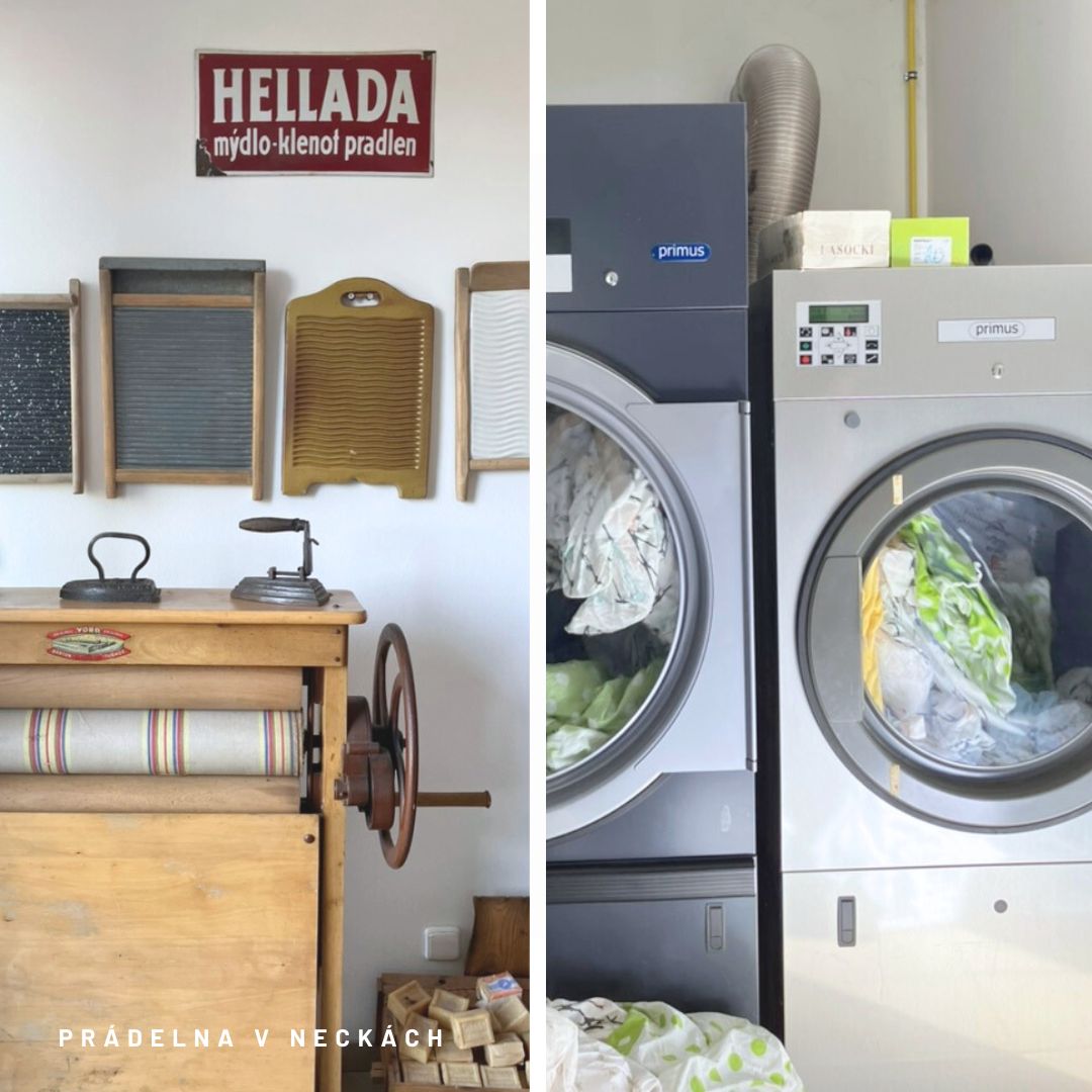 Do you remember that it used to be common for houses and apartment buildings to have a laundry room with an a large ironer in the basement? Where women went to do your laundry every weekend? It's sounds funny today, but the truth is that the linen from the ironer was top-notch! Today, we don't even iron kitchen towels at home. 😂
#purplyworkshop at the Laundry v Neckách
---
Pamatujete, že bývalo běžné, že v suterénu domů a činžáků byla prádelna s mandlovnou? kam ženy chodily každý víkend prát? Dnes je to úsměvné, ale pravda je, že ložní prádlo z mandlovny bylo top! Dnes se doma nežehlí ani útěrky. 😂
#purplyworkshop v Prádelně v Neckách