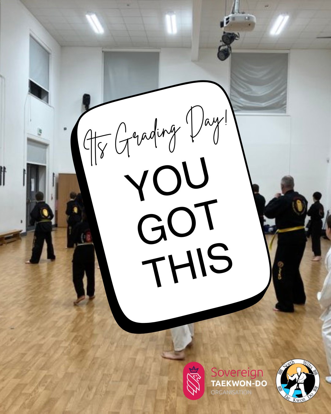🥋 Sovereign TKD – Grading Day! 🥋
Good luck to all our students grading tonight – give it your best! 💪✨
📌 Schedule for today:
Kicking Bears Class → running as usual, 6:30 – 7:00pm 🐻🥋
Grading → starts 7:00pm (only those invited may attend)
❌ Apart from Kicking Bears, there are no regular classes for those not grading.
Any questions? Please check your email or give us a call.
Let’s support our graders – go Sovereign TKD! 👊🔥