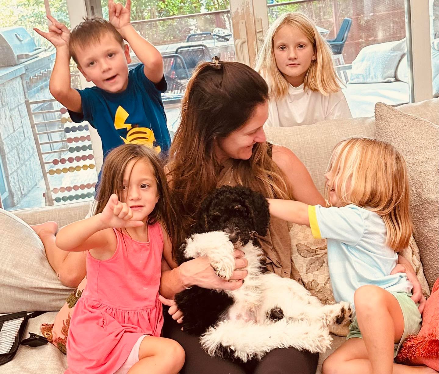 Mr. Orange (Osaka) from our Japan litter met his new family in Austin, TX this weekend! He was our biggest puppy from this litter - weighing 12 lbs at 10 weeks. His new family is PERFECT for him — lots of kiddos to play and make memories with 🐾 Welcome home, Townes!
#Bernedoodle #BernedoodlePuppy #BernedoodleBreeder #BernedoodlesOfInstagram #MiniBernedoodle #StandardBernedoodle #BernedoodleLovers #BernedoodlePuppiesForSale #TexasBernedoodles #DFWPuppies #BernedoodleUSA #PuppiesNearMe
#PuppyGram #InstaPuppy #DoodlePuppy #DoodleOfTheDay #Dogstagram #PuppyOfInstagram