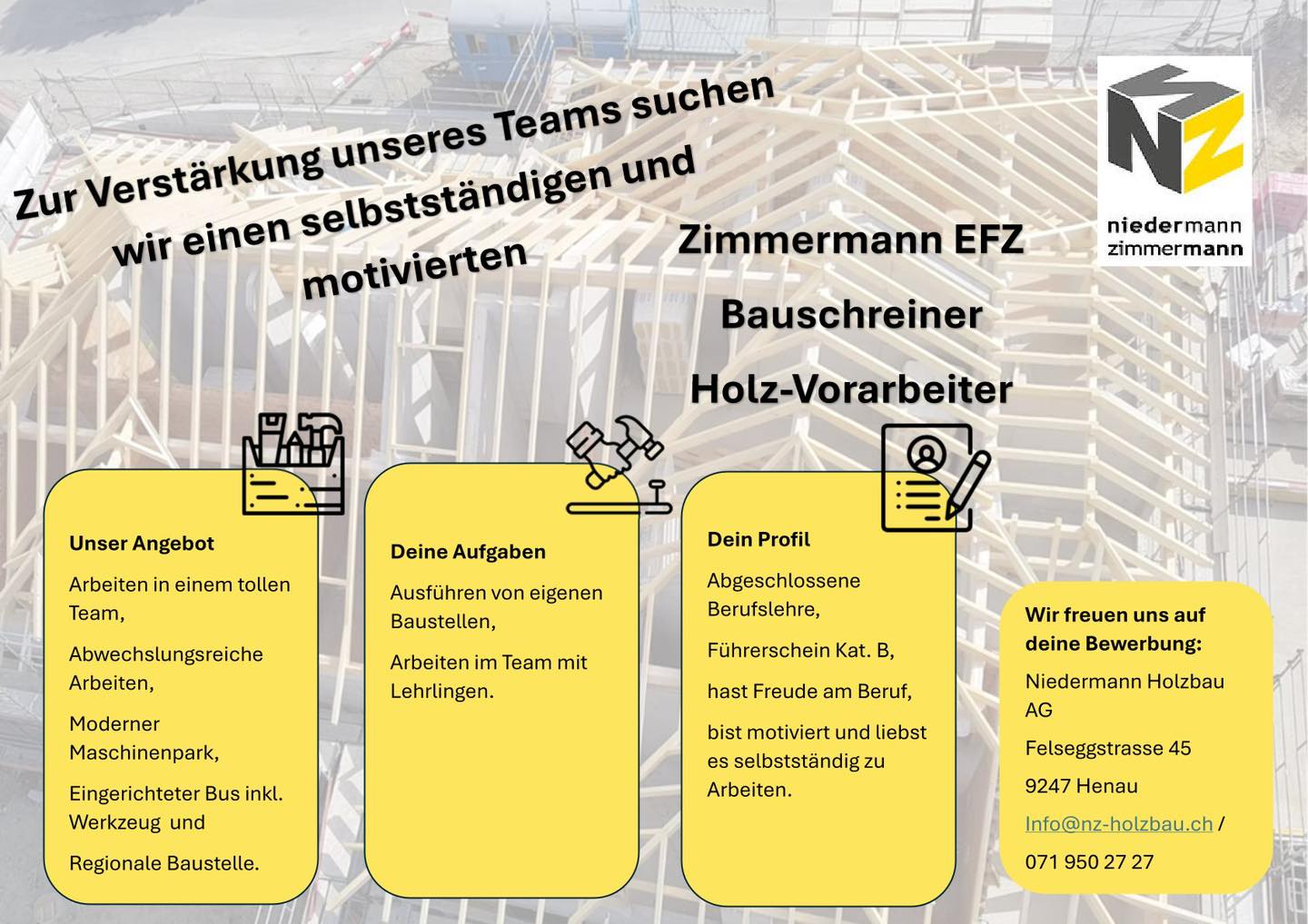 Wir suchen Verstärkung!
