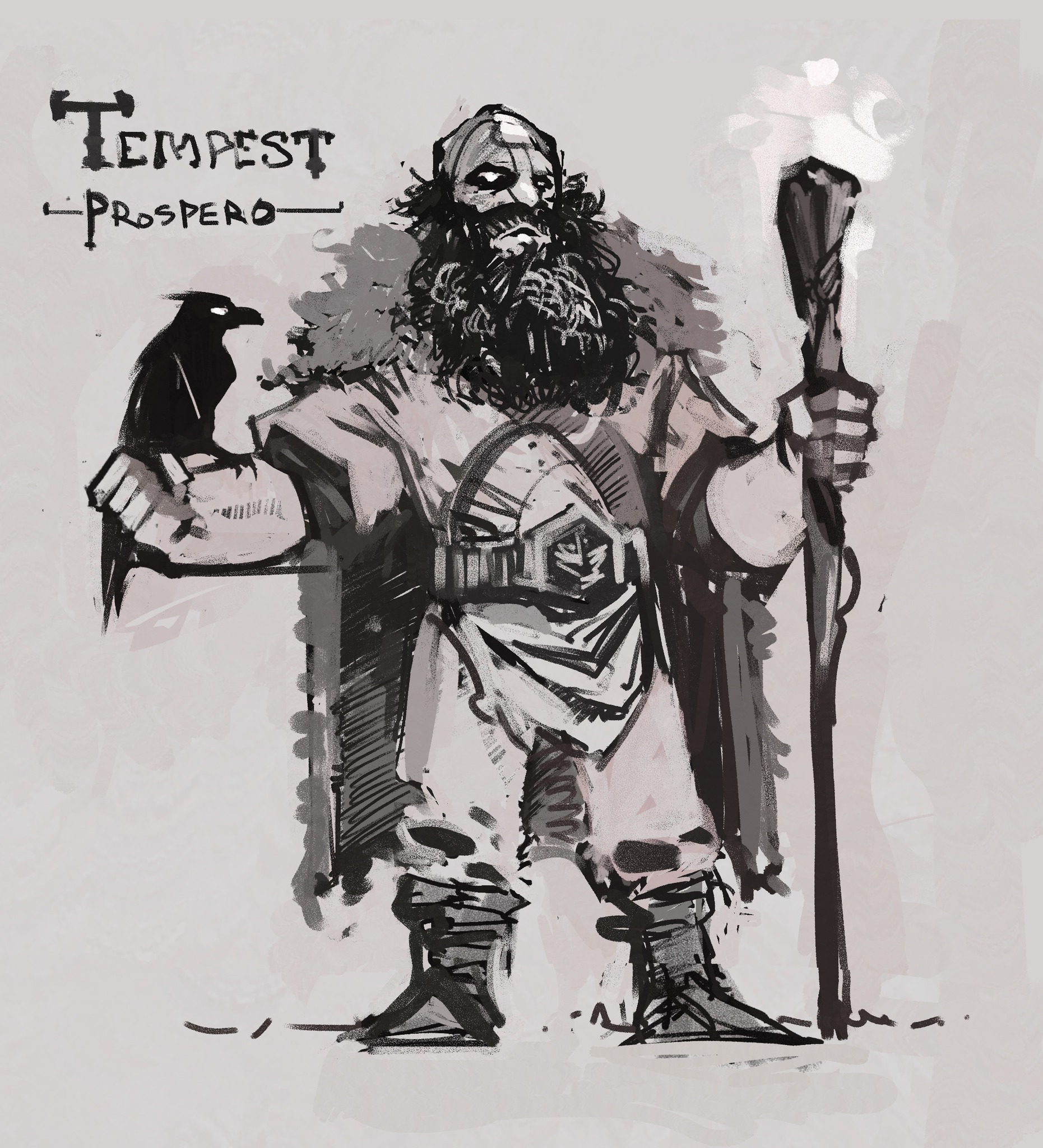 My head is spinning a bit from these first few weeks of term 1. Students are very good and working hard already. Great group of freshmen students, and glad to reconnect with our upperclassmen as well.
This fall, we're collaborating with our friends in the theater for their production of Shakespeare's Tempest with a Viking theme. This was a sketch from a meeting sometime last week.
Looking forward to what the students will do.