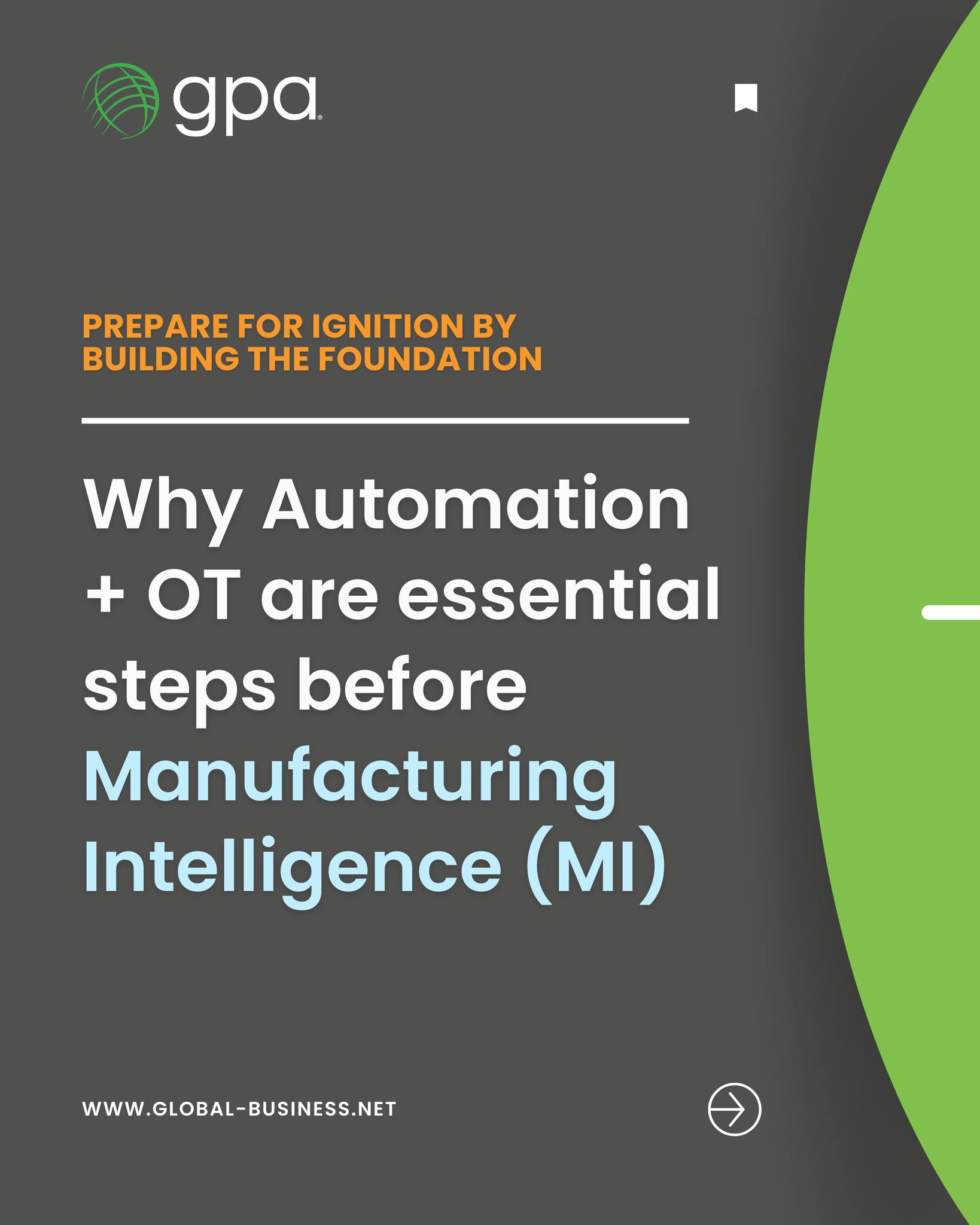 Before Ignition can deliver smarter insights, your plant floor needs a strong foundation.
At GPA, we help manufacturers start with automation to standardize operations, then secure their systems with OT infrastructure—so that when Ignition and Manufacturing Intelligence are deployed, the data is clean, reliable, and trusted.
The result? Unified SCADA + MES, powerful OEE visibility, and faster decision-making across the enterprise.
⭐ Ready to build your foundation and unlock Ignition’s full potential? Visit www.global-business.net
#IndustrialAutomation #OperationalTechnology #ManufacturingIntelligence #IgnitionSCADA #MES #DigitalTransformation