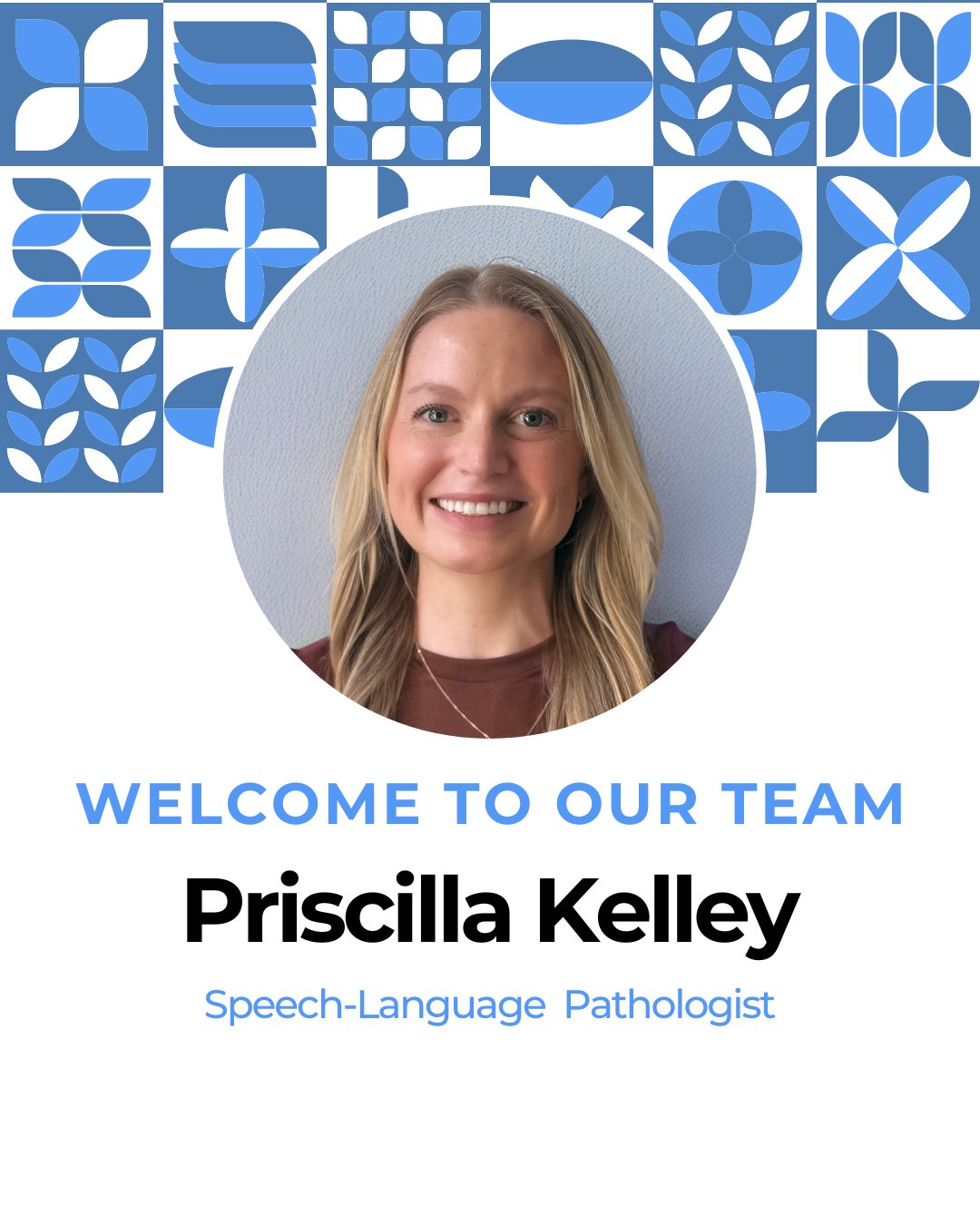 🌟 Welcome to the Team, Priscilla! 🌟
We’re thrilled to introduce Priscilla Kelley, who joined TeleTalk Therapy in August 2025 as a Speech-Language Pathologist.
Priscilla has been a speech-language pathologist for 9 years and joined TeleTalk Therapy in August 2025. She has worked with children of all ages in various settings including home health, daycares, and clinics. She values the importance of forming connections with students, staff, and families to achieve their goals. When Priscilla is not at work, she enjoys all that Colorado has to offer with her husband, daughter, and pug.
We’re so excited for our schools and students to benefit from her expertise and passion! 💙