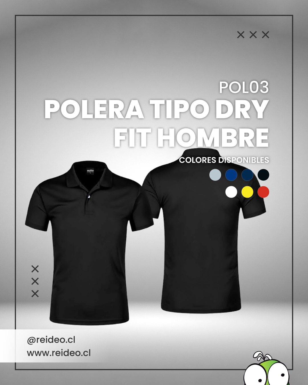 POLERA TIPO DRY FIT. “ SIÉNTETE CÓMODO Y FRESCO EN TODAS PARTES”☺️💨🧊
👉100% poliéster de 140gr/m2
👉Colores: Blanco, Azulino, Rojo, Amarillo Flúor, Gris claro, Negro, Azul Marino.
👉Tallas: XS, S, M, L, XL, XXL
En nuestra web podrán encontrar catálogos con la temática más importante del rubro promocional. WWW.REIDEO.CL 👈
📱+56947547994
🌐 ventas@reideo.cl
✉️ ventas2@reideowebler.com
#verano #polera #dryfit #medioambiente #merchandisingchile #merchandisingempresarial #regalospublicitarioschile #regalospublicitarios #empresas #santiago #chile #conlogo #regalo #lapicespersonalizados #lapicesconlogo #lapicespublicitarios #reutilizable #freebpa