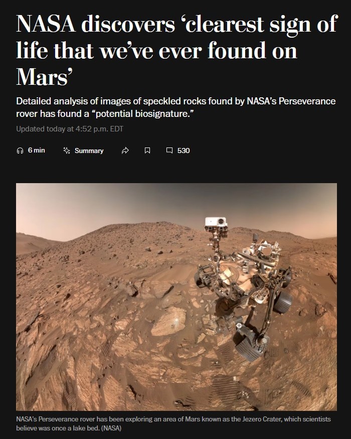 🚨 BREAKING: Percy just found mudstone with organic carbon & rare minerals in Jezero Crater.
Strongest hints yet of ancient Martian life. 🌌
History is happening out there.
✨ I knew it! Good job, Percy!
Wait for me. 🚀
#MarsDiscovery #Percy #LifeOnMars #NASA #SpaceExploration
#JezeroCrater #Astrobiology #MonoMars #SpaceNews #Cosmos
#space #mars #NASA