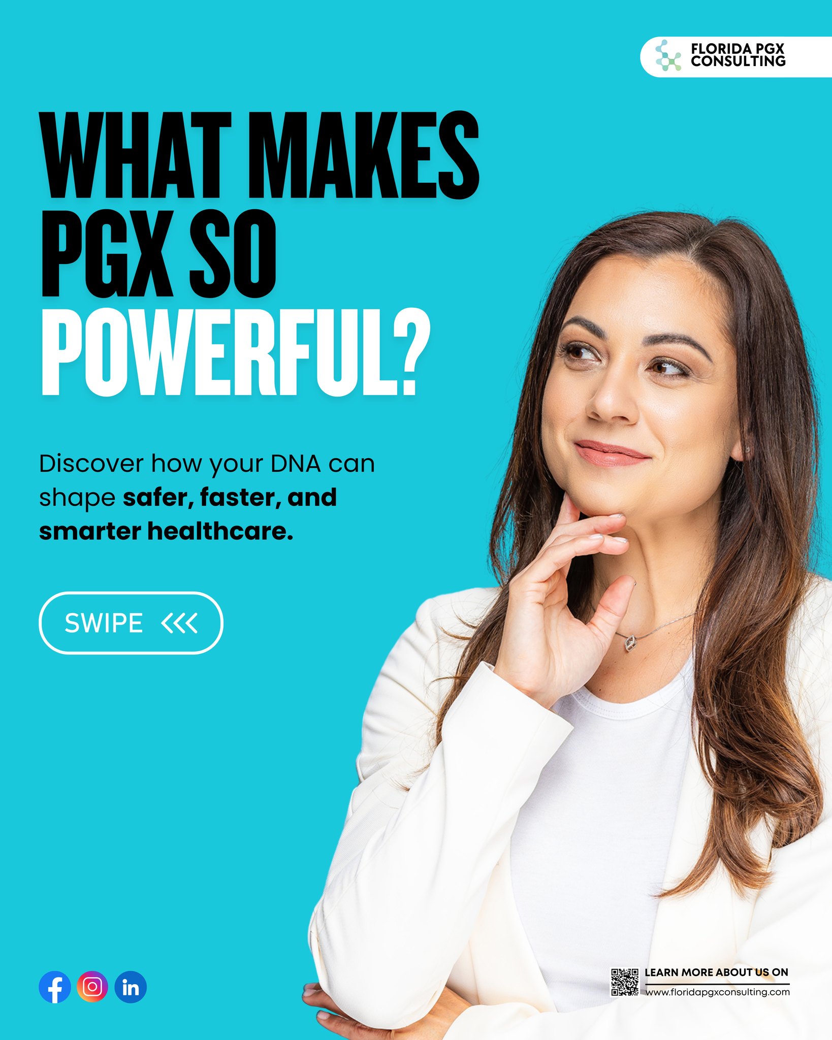 ✨ PGx (pharmacogenomics) isn’t just science—it’s YOUR shortcut to safer, smarter care.
Here’s how it helps ⬇️
1️⃣ Faster relief → skip the trial-and-error guessing game
2️⃣ Personalized prescriptions → meds chosen for YOUR DNA
3️⃣ Fewer side effects → more peace of mind, less frustration
👉 Which of these 3 benefits would make the biggest difference in YOUR life?
#SmartParenting #PGxBenefits #GeneticCare