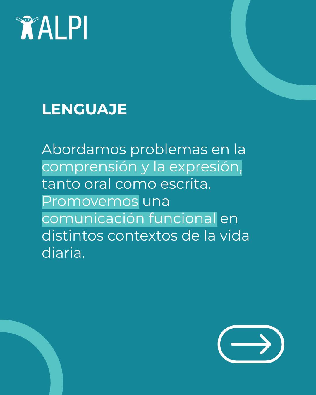 En ALPI contamos con consultorios externos de Fonoaudiología, donde brindamos atención ambulatoria y personalizada a pacientes con enfermedades neurológicas como ACV, Parkinson, Esclerosis Múltiple y Traumatismos de cráneo, entre otras.
A través de la intervención en el habla, deglución, lenguaje y funciones cognitivas, buscamos mejorar la comunicación, la seguridad en la alimentación y la calidad de vida de cada una de las personas que recibe tratamiento. 💙
📍 Soler 3945, CABA
📞 (011) 4839-7700
📲 +54 911-3332-9926
✉️ turnos@alpi.org.ar
#ALPI #ConsultoriosExternos #Fonoaudiología #Rehabilitación #Lenguaje #Deglución #Habla #FuncionesCognitivas #Salud #Neurorehabilitación