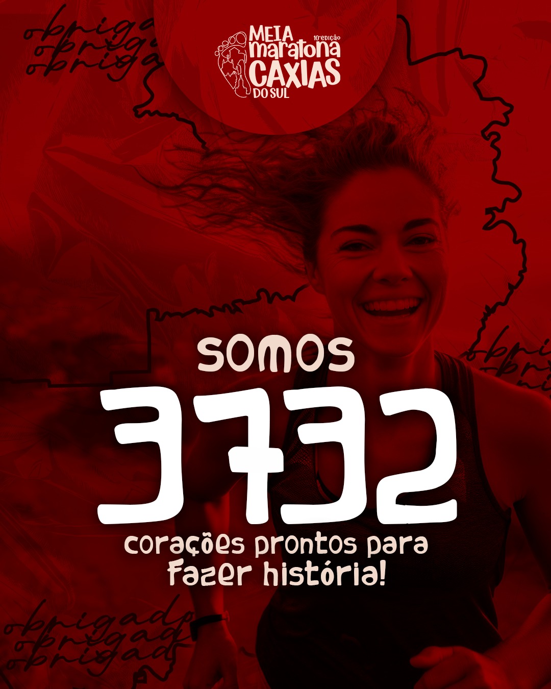 Somos mais de 3.732 corações prontos para fazer história! 🚀
Cada um de vocês é a prova de que a paixão pelo esporte não tem limites.
Esse número gigante é a nossa maior inspiração e o reflexo de uma comunidade que se une para superar desafios.
Obrigado por fazerem parte deste momento! Preparem-se, porque a cidade vai ser nossa!
#MeiaMaratonaCaxias #Somos4125 #CorridaDeRua #ComunidadeCrescendo #VemCorrer #RecordeDeInscritos