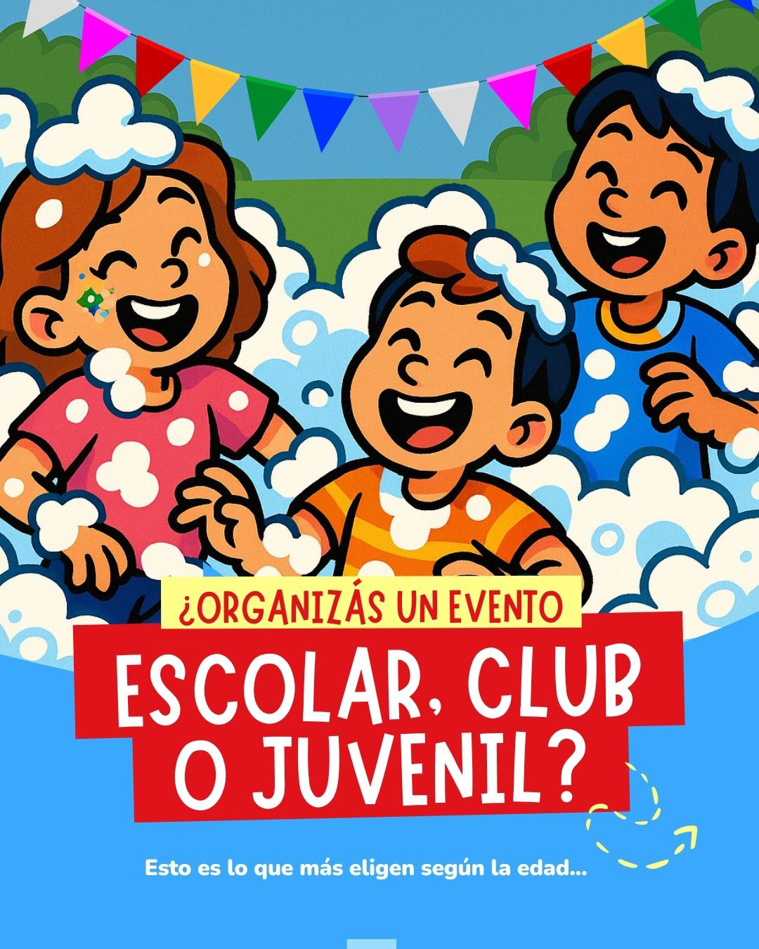 📚🌸 Día del Estudiante, primavera, fin de año… ¡Todo se celebra mejor con un evento a medida!
En Delivery Fun te ayudamos a organizar un día inolvidable.
Y lo mejor: sabemos qué quiere cada grupo según su edad 😉👇
¿Sos parte de una escuela, un club o una empresa juvenil?
💬 Escribinos, ¡te armamos un planazo!
#eventosescolares #diadelestudiante #primavera2025 #primavera #eventosparachicos #deliveryfun #eventos #animacion #inflables