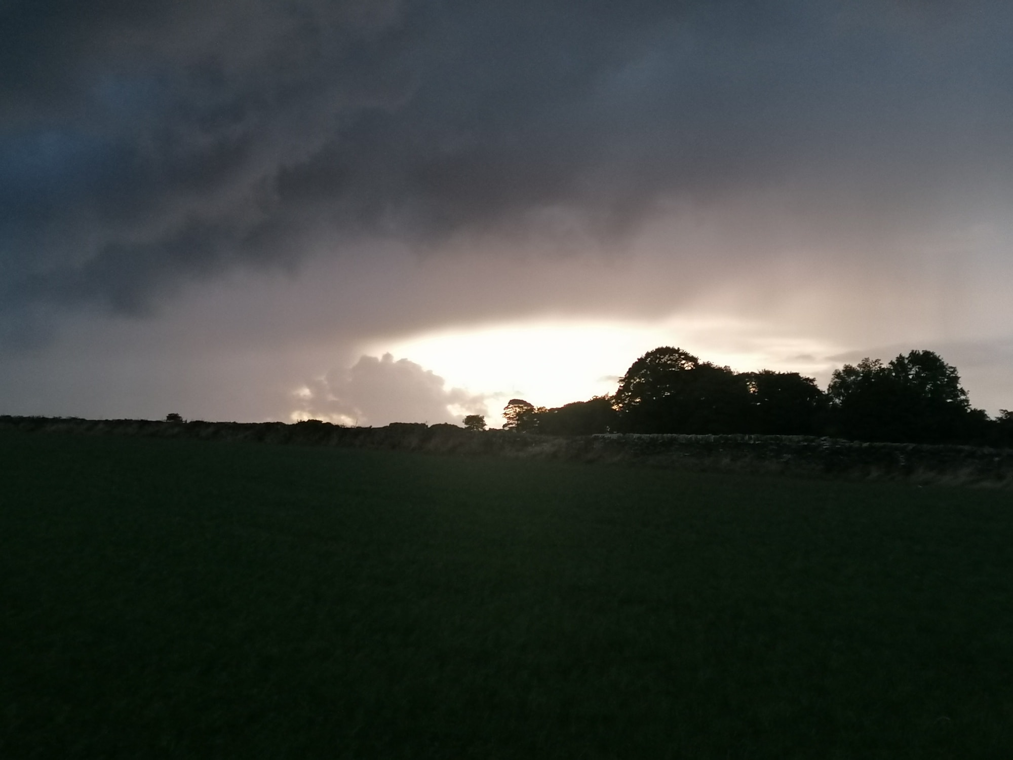 Moody skies over Farnley tonight.