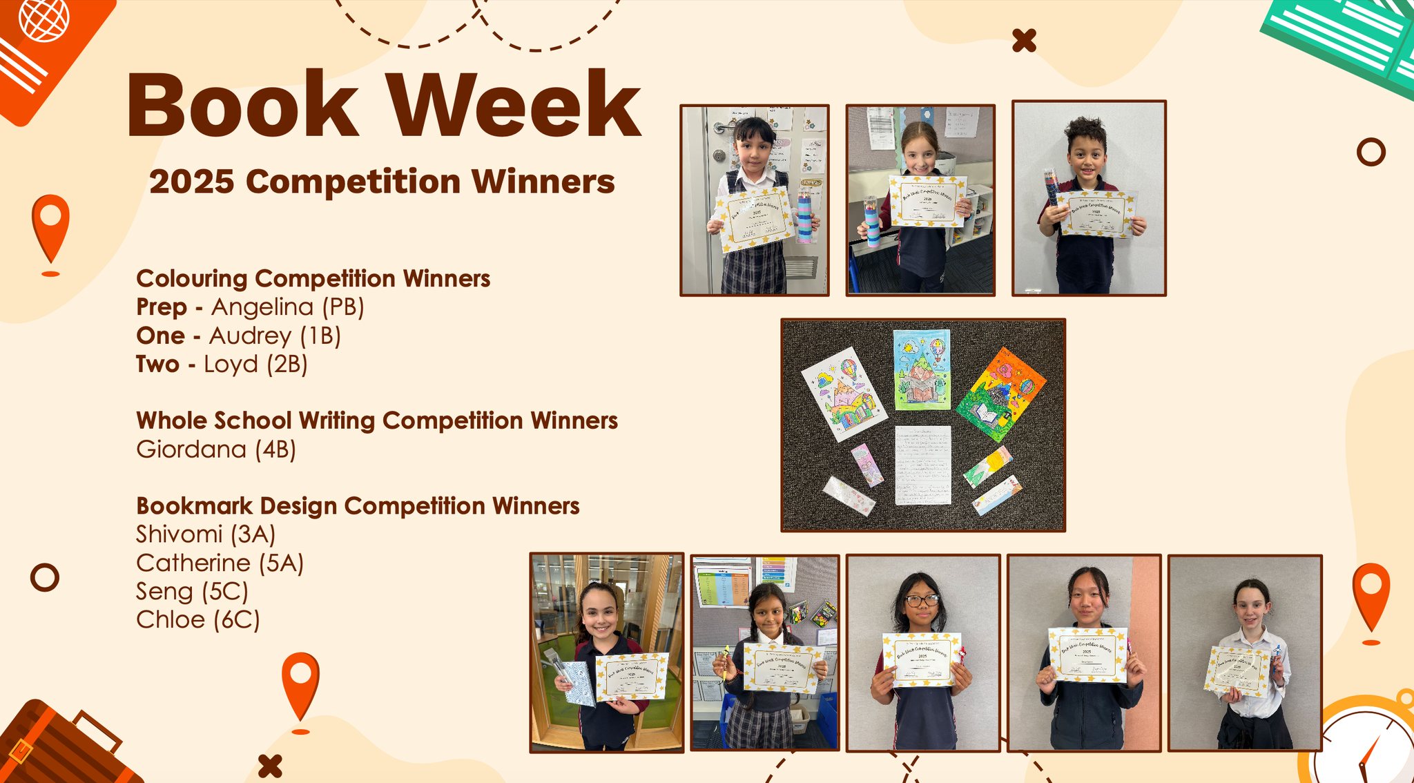 Congratulations to our 2025 Book Week Competition Winners.