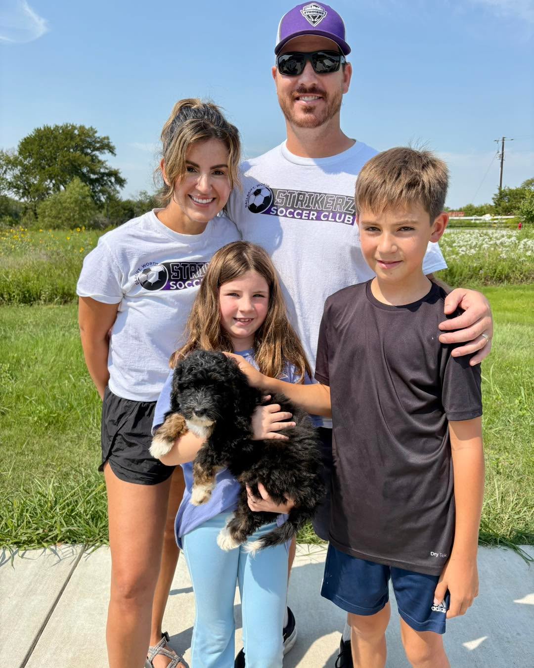 Sweet girl, Tokyo (pink), was selected by an adorable family today 💕 And what a blast from the past it was…she and I have known each other since 9th grade! They’ve been wanting a puppy from us for a while and now was the perfect timing 💕🐾 Welcome home sweet girl!
#Bernedoodle #BernedoodlePuppy #BernedoodleBreeder #BernedoodlesOfInstagram #MiniBernedoodle #StandardBernedoodle #BernedoodleLovers #BernedoodlePuppiesForSale #TexasBernedoodles #DFWPuppies #BernedoodleUSA #PuppiesNearMe
#PuppyGram #InstaPuppy #DoodlePuppy #DoodleOfTheDay #Dogstagram #PuppyOfInstagram