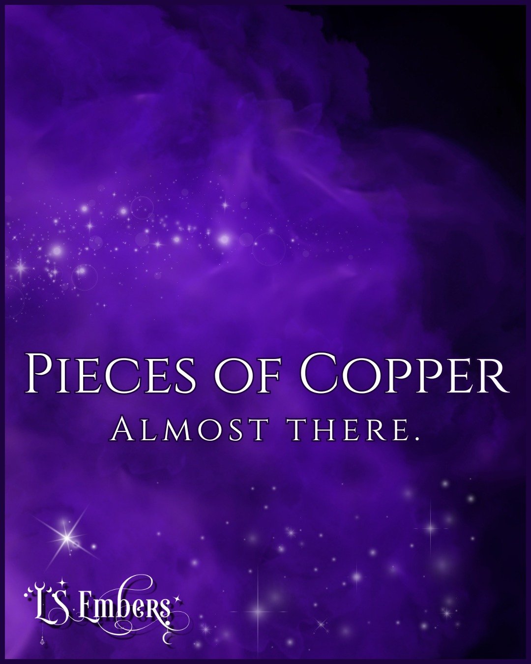 Between juggling the day job and my writing late into the nights, I’m putting the finishing touches on Pieces of Copper. This book has taken so much of me… but it’s almost ready. 🖤
#PiecesOfCopper #DarkRomantasy #FantasyBooks