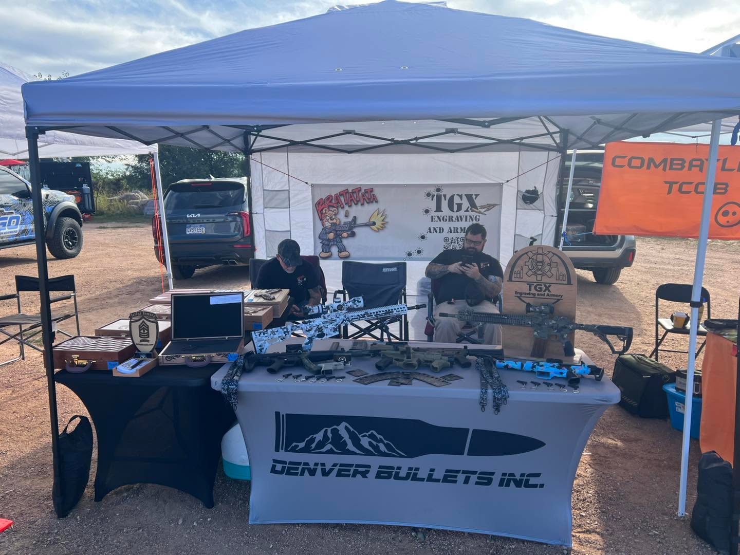 All set up and ready for an eventful weekend dragonmansco. Come check us out along with all the other great vendors!