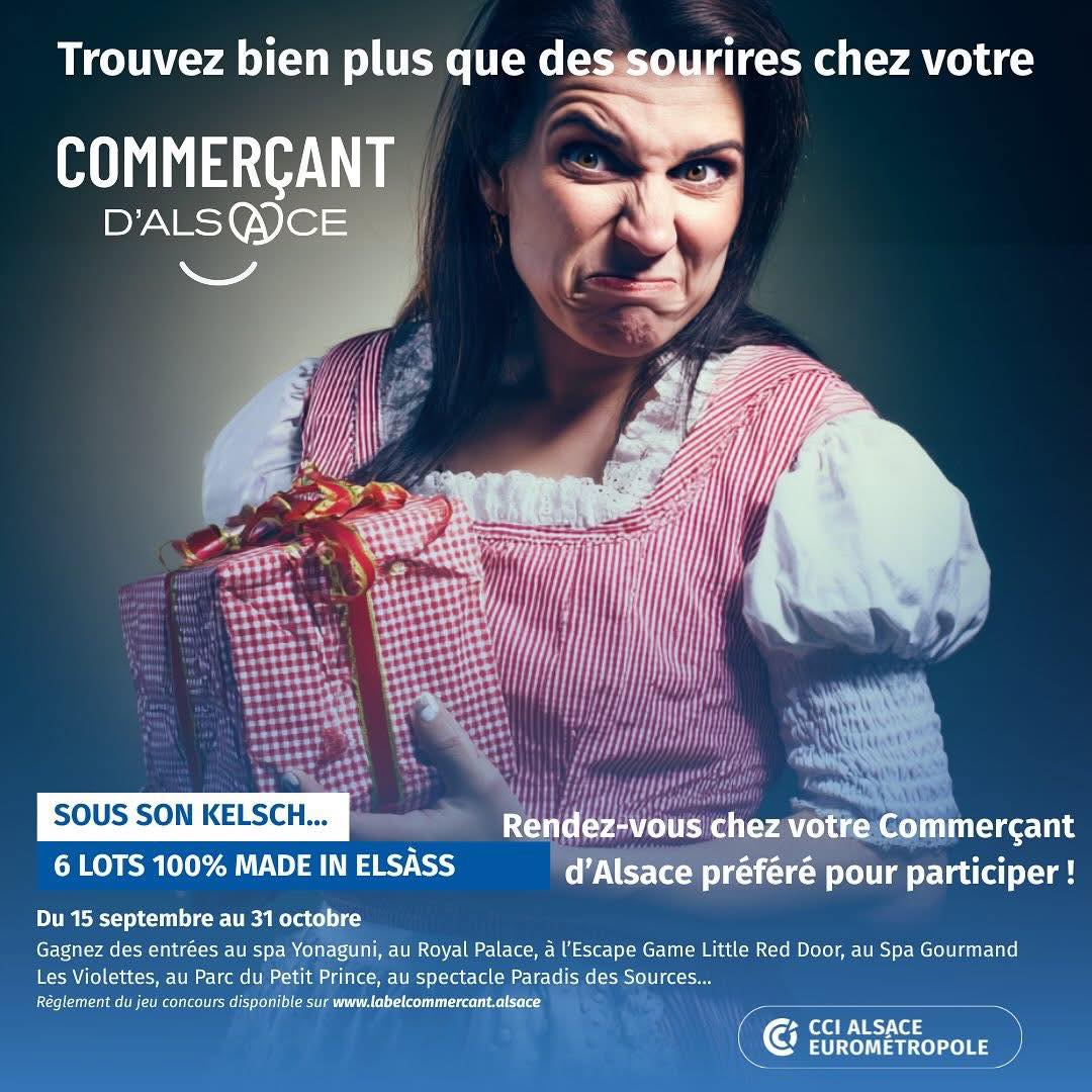 🎁 Scannez. Jouez. Gagnez !
Du 15 septembre au 31 octobre, tentez votre chance 🍀
6 lots 💯% alsaciens à remporter chez votre @commercantdalsace labellisé 🥨✨
(et plus de 400 autres)
📍 Rendez-vous vite en magasin
👉 Scannez simplement le QR Code mis à votre disposition 🤞
Tirage au sort en fin d’année, remise des lots début 2026