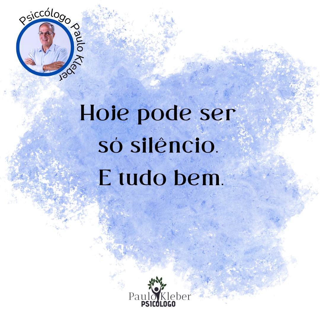 Sempre recomendo aos meus clientes que tenham consigo mesmo a gentileza que muitas vezes eles só têm com os outros. É preciso se permitir o silêncio, a reflexão, o sentimento. Acolher a própria dor para aí então buscar a cura.
Permita-se. Faça terapia.
Psicólogo Paulo Kleber - CRP: 16/9214
.
.
#terapiaonline #psicologiaonline #atendimentoonline #psicologoonline #psicologiaporvideo #psicoterapiaonline #psicologoparabrasileiros #brasileiroseuropa #terapianoeexterior #atendimentohumanizado
#psicologiaclinica #psicoterapia #autoconhecimento #saudemental #terapiaparatodos #acolhimentoemocional #psicologohumanista #escutaterapeutica #psicologiaparatodos #cuidardementesaudavel
#paulokleberdutra