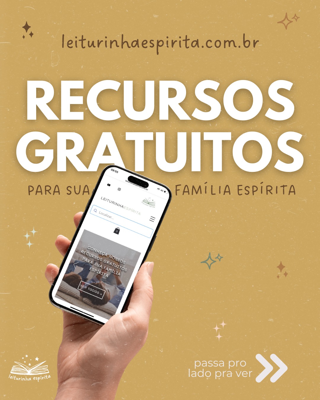 😍 Quer ter acesso a vários recursos gratuitos pra sua família espírita, como indicações de livros infantis para fazer o Evagelho no lar, playlists para as crianças, contação de histórias e folhas de atividades?
___Então digita "Recurso" aqui nos comentários 👇 e receba o link no seu direct!