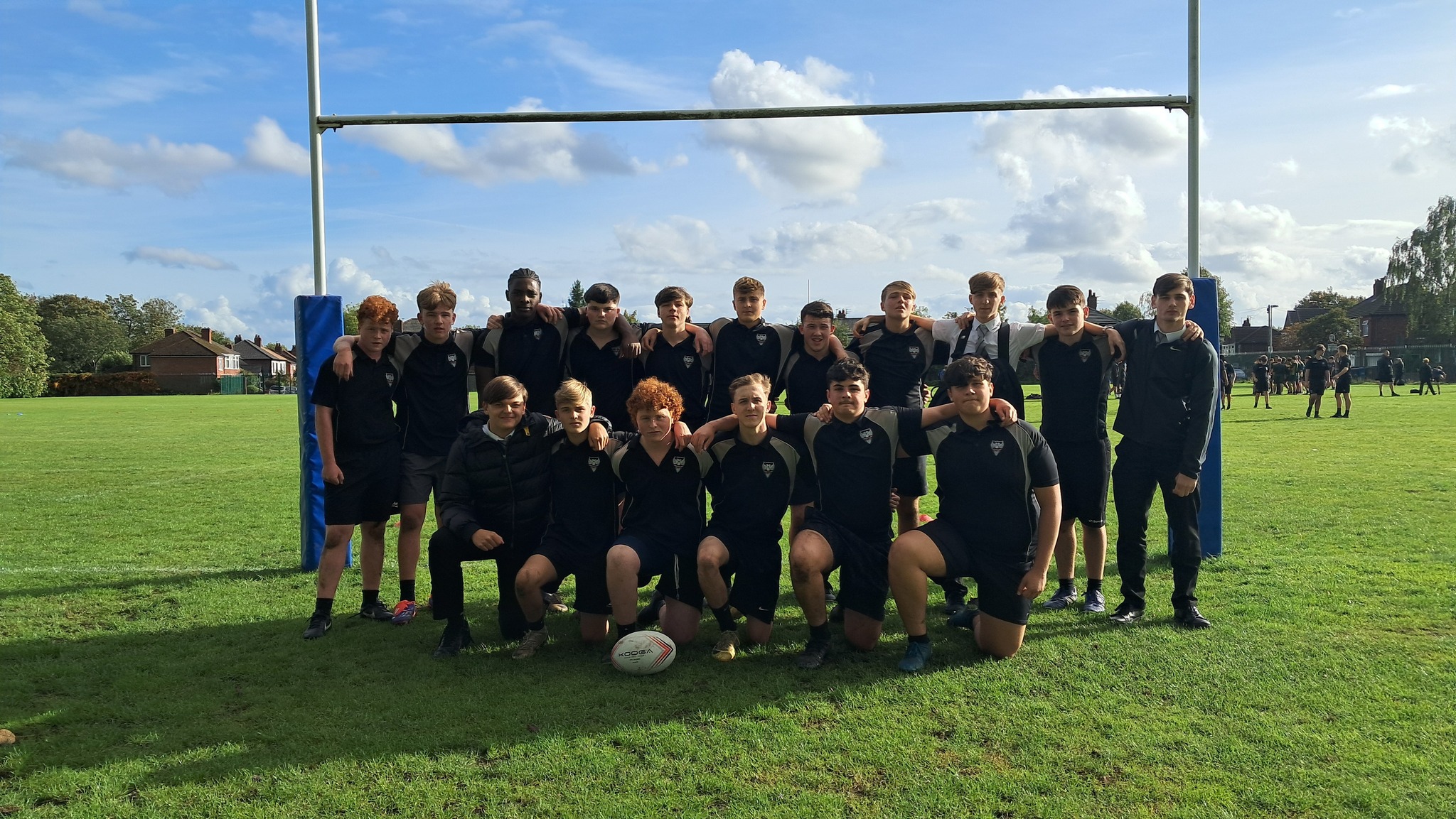 The St Ambrose Barlow year 11 Rugby League team stormed through the in first round of fixtures, showcasing an outstanding mix of speed, strength, and sheer determination. Every player gave their all, combining a solid defence with fast, dynamic attacking play. Their attitude and effort was exceptional. A great start to the season. Well done boys!
#lovelearnlead #putstambrose1st #year11rugbyteam