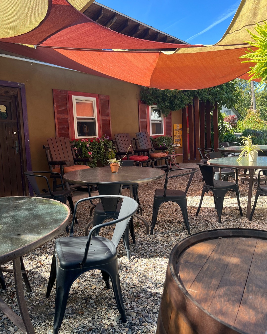 Settle in, sip, and stay awhile. Our outdoor seating located right outside the bar is the perfect spot to soak up the sunshine, enjoy a glass (or two), and savor the vineyard views. Whether you’re catching up with friends or unwinding after a long week, this little corner of Stable Gate is waiting for you.
Come see why every seat here feels like the best seat in the house.
#StableGateWinery #SipLocal #UpstateNYWinery #WineryLife #OutdoorSeatingGoals #WineLoversUnite #SipAndStay #VineyardViews