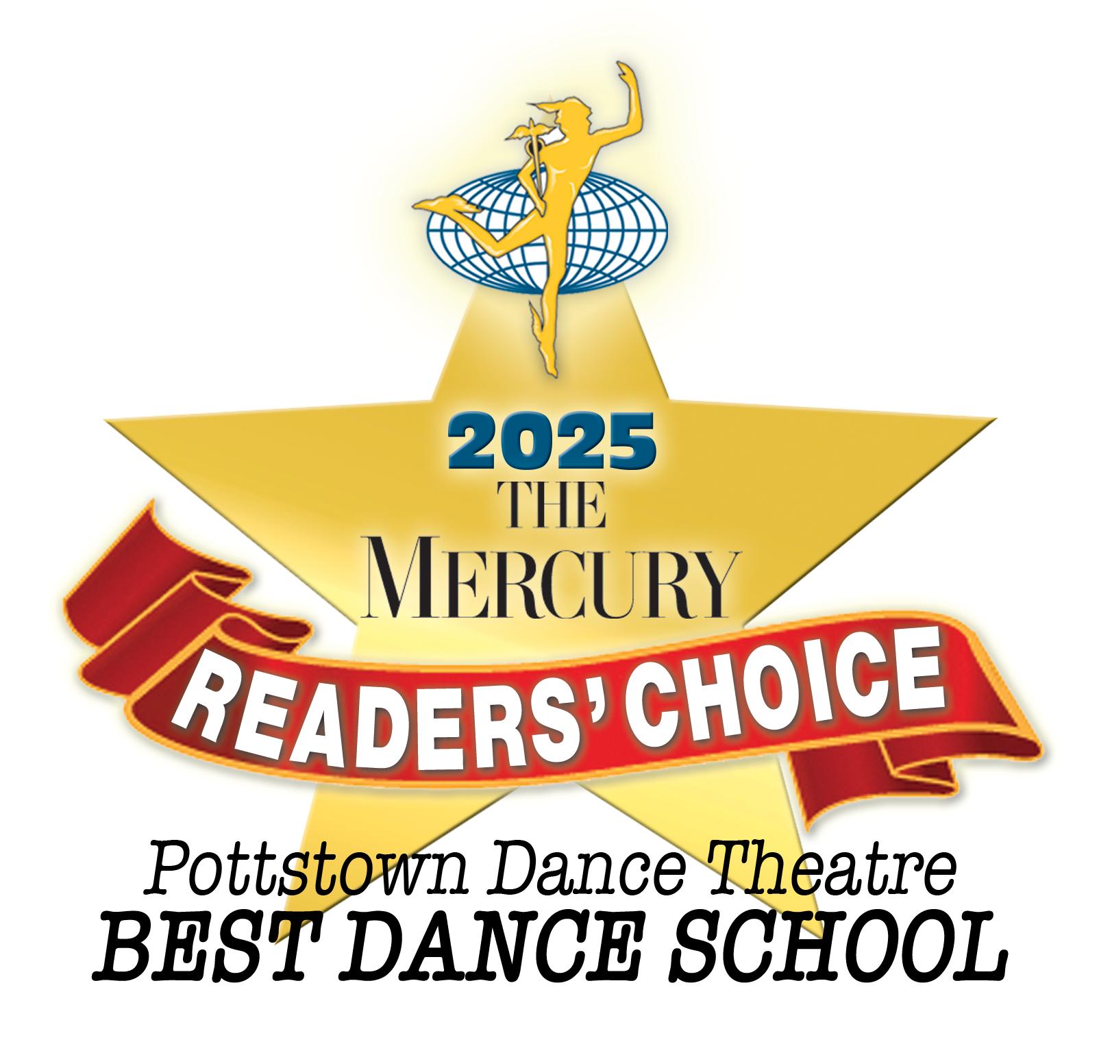 PDT has once again been voted Best Dance School for 2025 by Mercury Readers! We are proud to be a past, current and continuing part of the Tri-County Arts Community! Come dance with us! 🩰✨
#dance #danceclasses #danceclassesforkids #danceclassesforadults #bestdanceschool #pottstown #pottstownpa #ipickpottstown