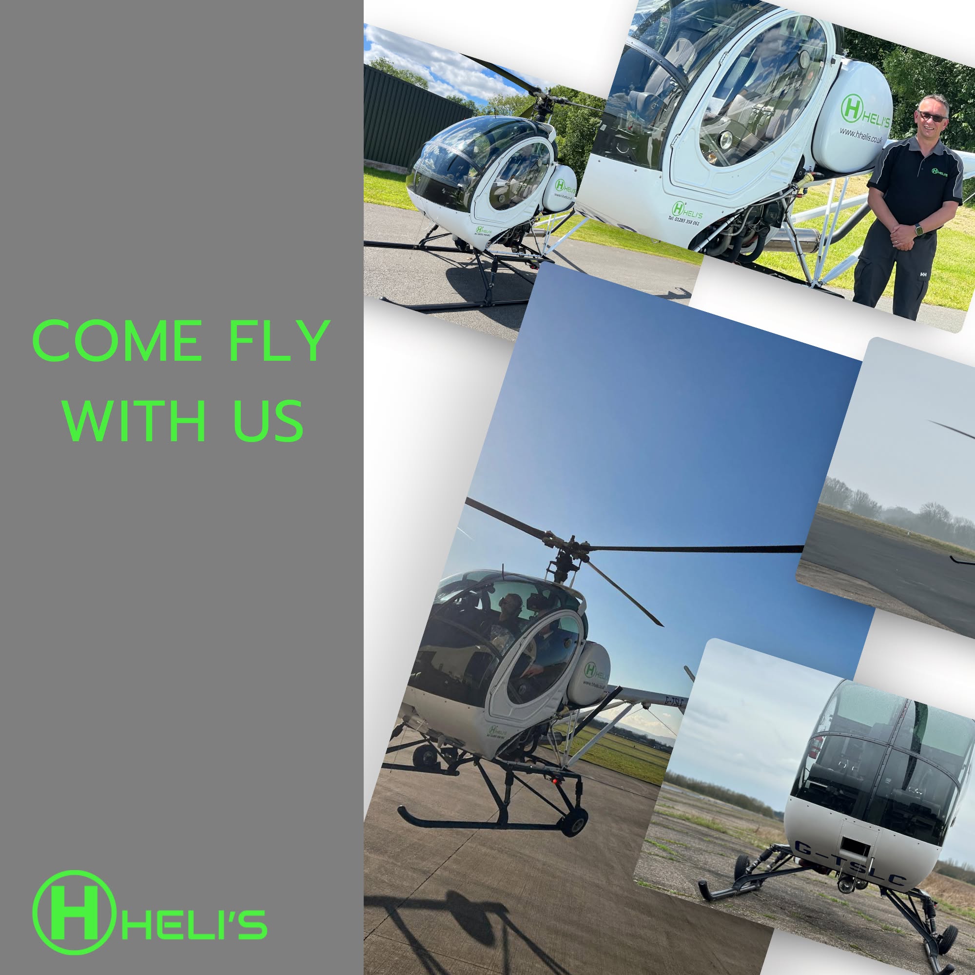 Blue skies over Staffordshire today - absolutely perfect Schweizer flying weather.
If you were up there, where would you head first?
#FlyingWeather #StaffordshireSkies #HelicopterAdventures #HHelis #Tatenhill #FlyAHelicopter