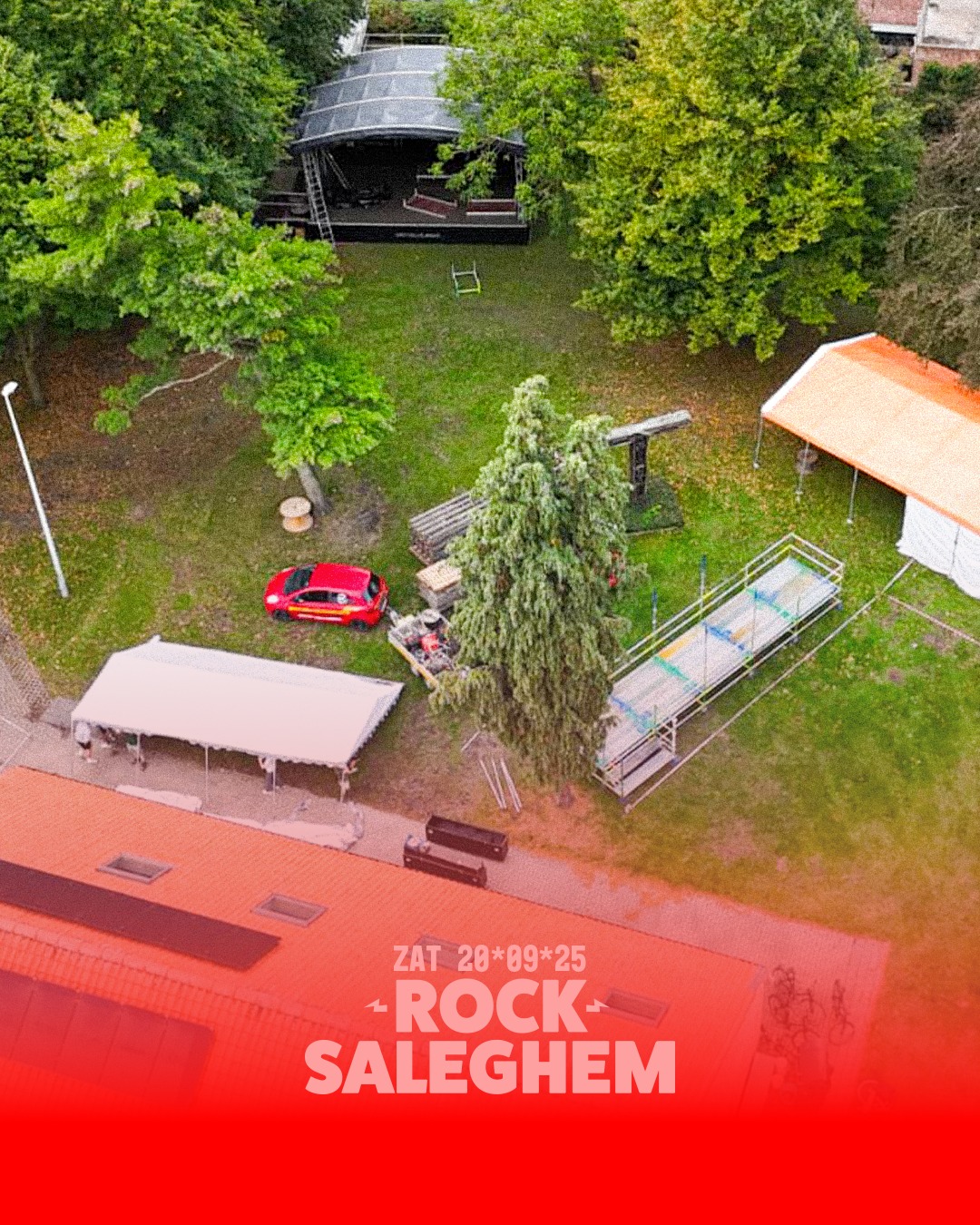 Opbouw vanuit vogelvlucht.