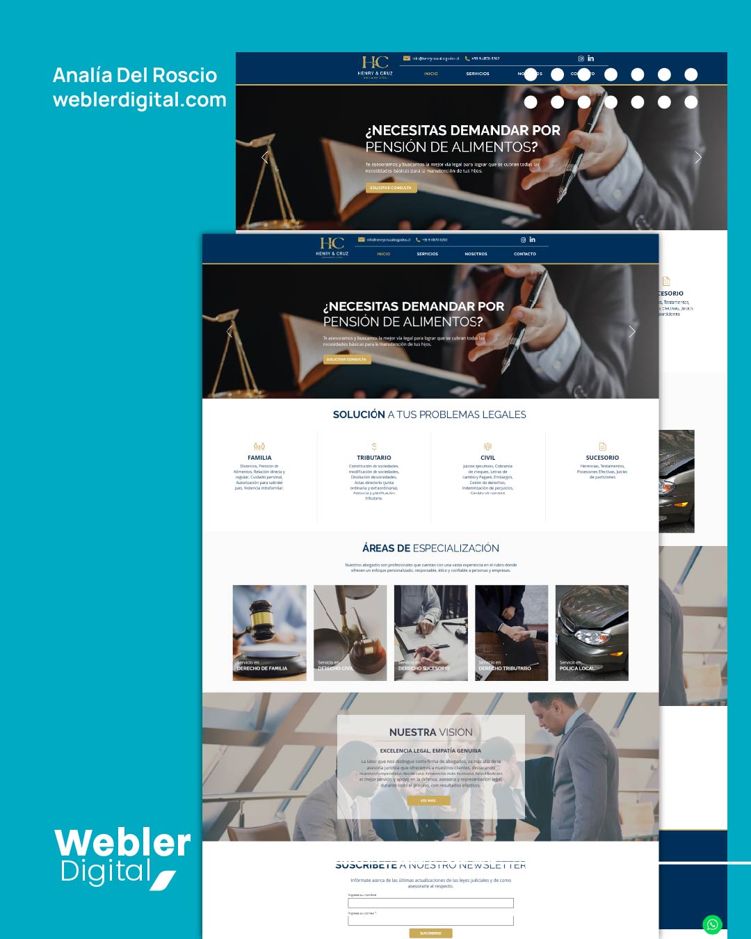 Nos encanta compartir el trabajo que hemos desarrollado con nuestros clientes.
👉 Hoy compartimos el sitio web https://www.henrycruzabogados.cl/
Estudio de abogados. Derecho Civil, Derecho Tributario, Derecho Sucesorio, Derecho Familia.
✨ Te invitamos a conocer su sitio para que revises la variedad y calidad de servicios.
💡¿Quieres impulsar tu negocio?, contáctanos:
weblerdigital.com
Whatsapp: +569 9023 1910
info@weblerdigital.com
✨Webler Digital, Wix Expert Partners
#desarrolloweb #diseñoweb #ecommerce #growthdigital #growthmarketing #empresas #negocios #wix #wixpartners #webabogados