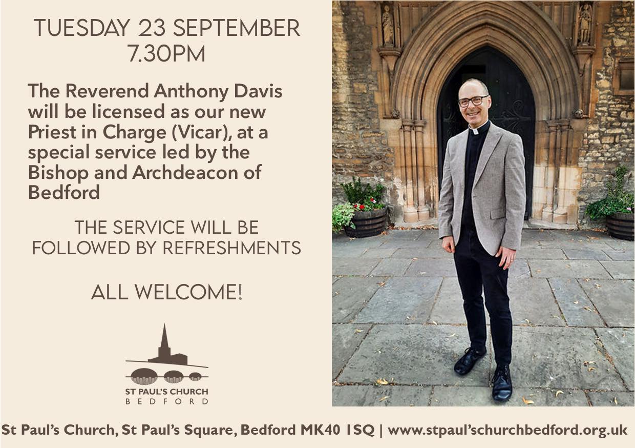 A very special service is happening next Tuesday (23rd September) at St Paul’s Church. All are very welcome to attend.