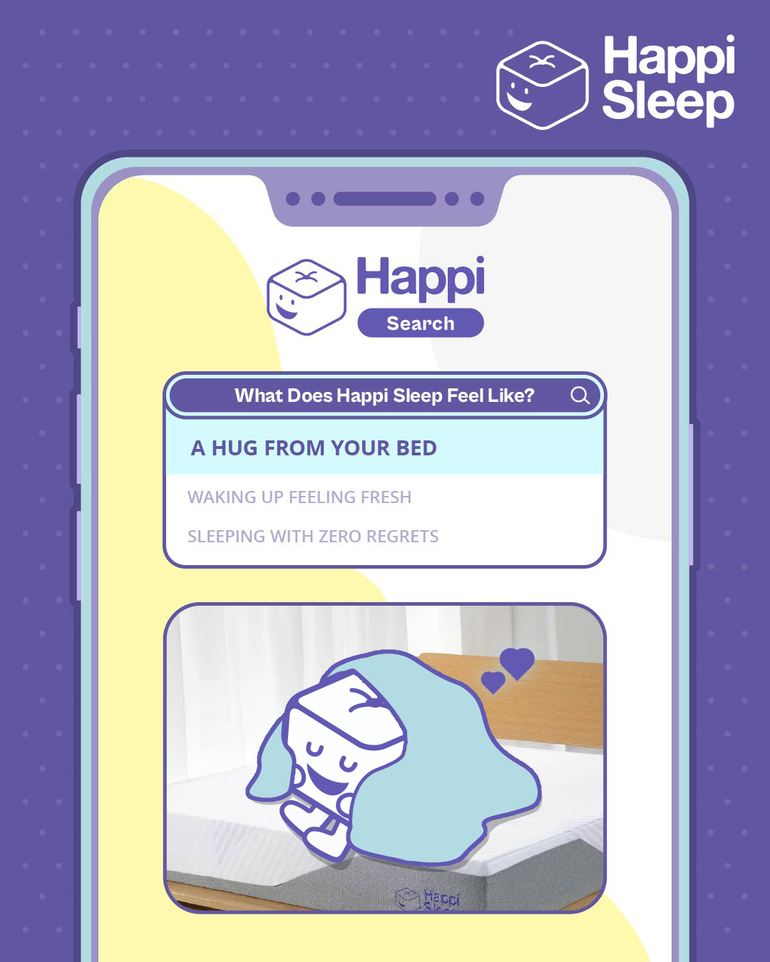 So, what does Happi Sleep feel like to you? 💭 Comment below!
Whether you’re a starfish, roller, or blanket thief 😝 — your Happi mattress has you covered. ✨
#HappiSleep #DreamWithUs