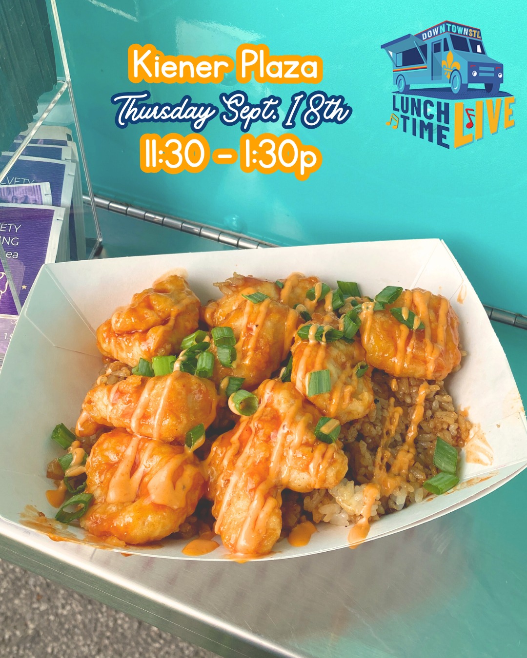 Catch us serving up lunch tomorrow from 11:30a until 1:30p!
@downtownstlouis