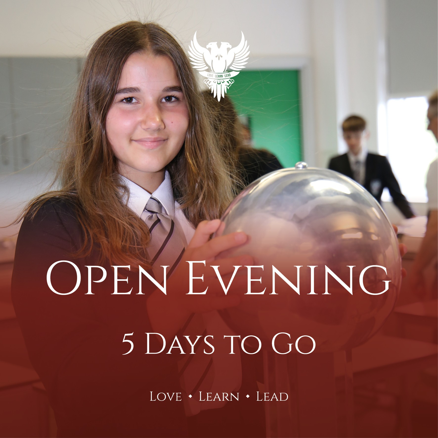 5 days to go until our Open Evening!
Students and staff are excited to welcome you all on Wednesday 24th September between 6pm and 8pm, no need to book, we look forward to seeing you there!
#lovelearnlead #putstambrose1st #OpenEvening2025