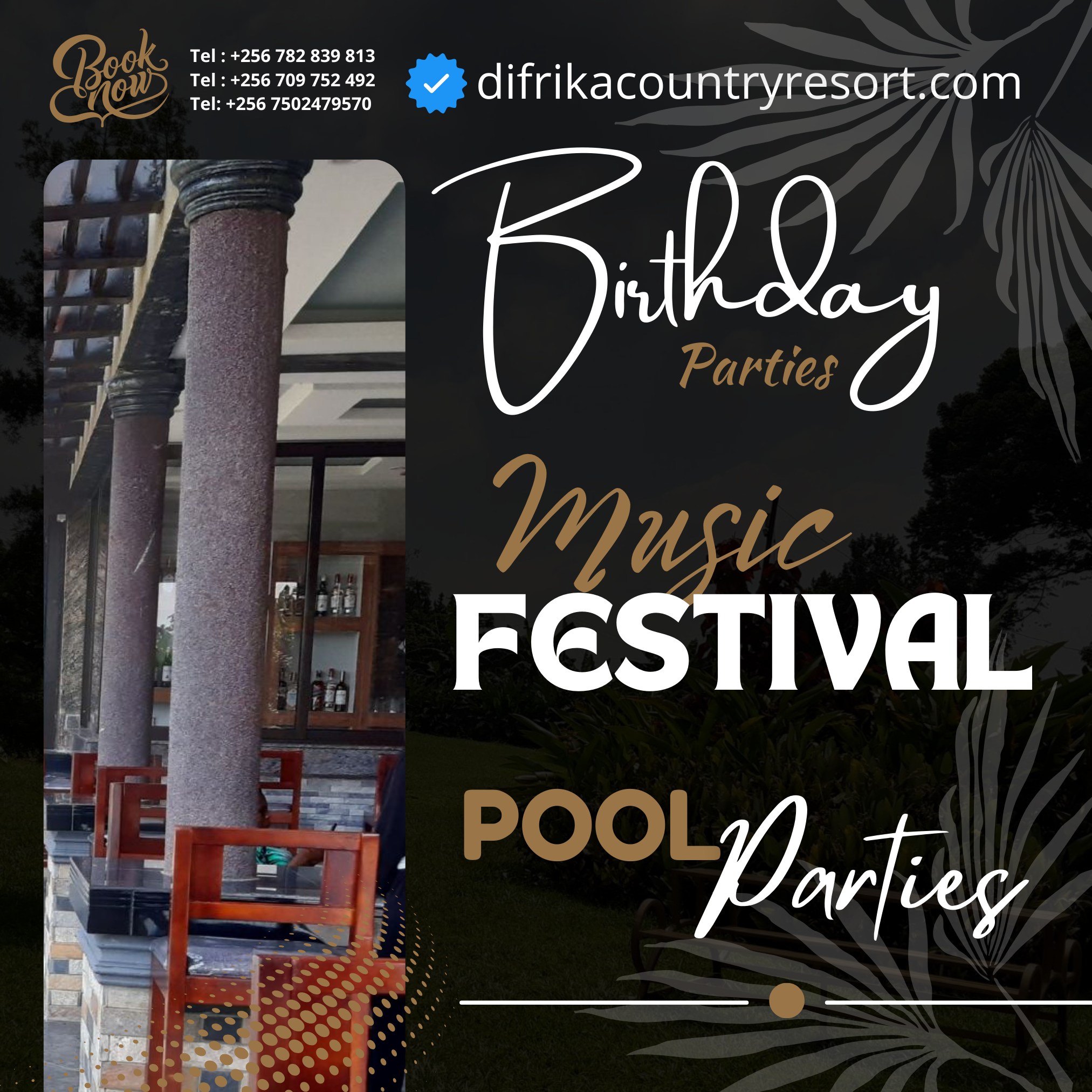 Book Your Day this September Serenity & Heritage
Find peace, taste culture, and celebrate together by the Nile at Difrika Country Resort.
#SeptemberSerenity #TasteOfUganda #HeritageByTheNile #DifrikaCountryResort #NileHeritageRetreat