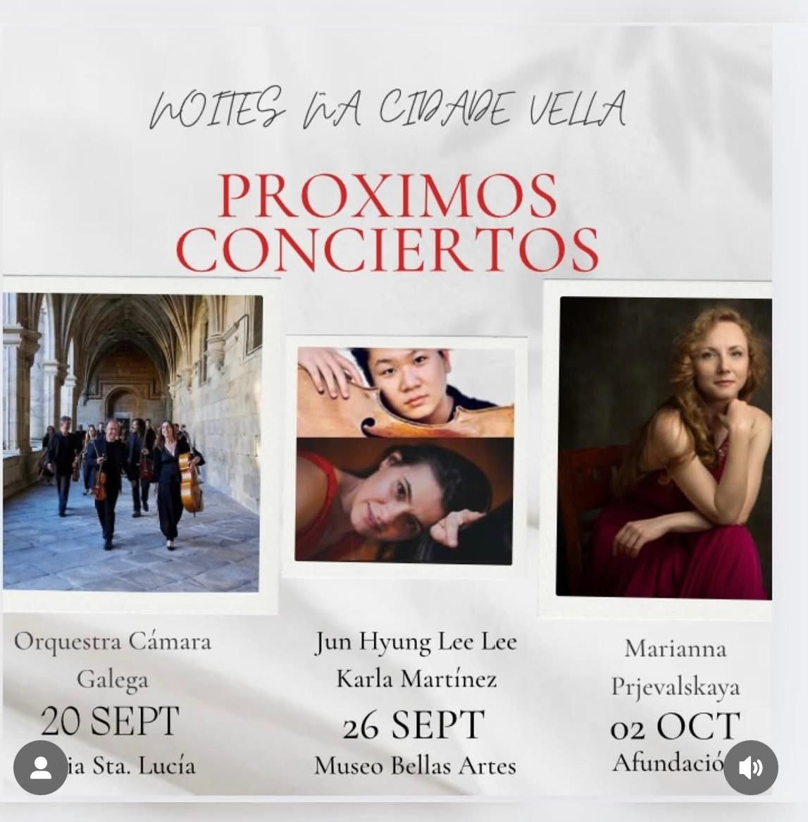 🎶✨ Recordatorio especial para os socios de Soncello ✨🎶
O próximo 26 de setembro ás 19:00 h convidámosvos ao concerto de Jun Hyung Le, gañador do Primeiro Premio na categoría Popper do VI Concurso Soncello.
📍 Lugar: Museo de Belas Artes da Coruña
Este evento non só permitiranos volver escoitar a un novo talento extraordinario, senón que tamén celebra unha nova e valiosa colaboración entre institucións culturais: a Asociación de Violonchelistas de Galicia (Soncello) e a Fundación Rogelio Groba.
Será unha velada única na que a música de violoncelo volverá encher de maxia un dos espazos máis emblemáticos da nosa cidade.
🎟️ Entrada libre ata completar aforo.
Encantaranos vervos alí e compartir xuntos esta cita imprescindible co noso instrumento!
Cultura da Deputación da Coruña @museo.belas.artes.coruna