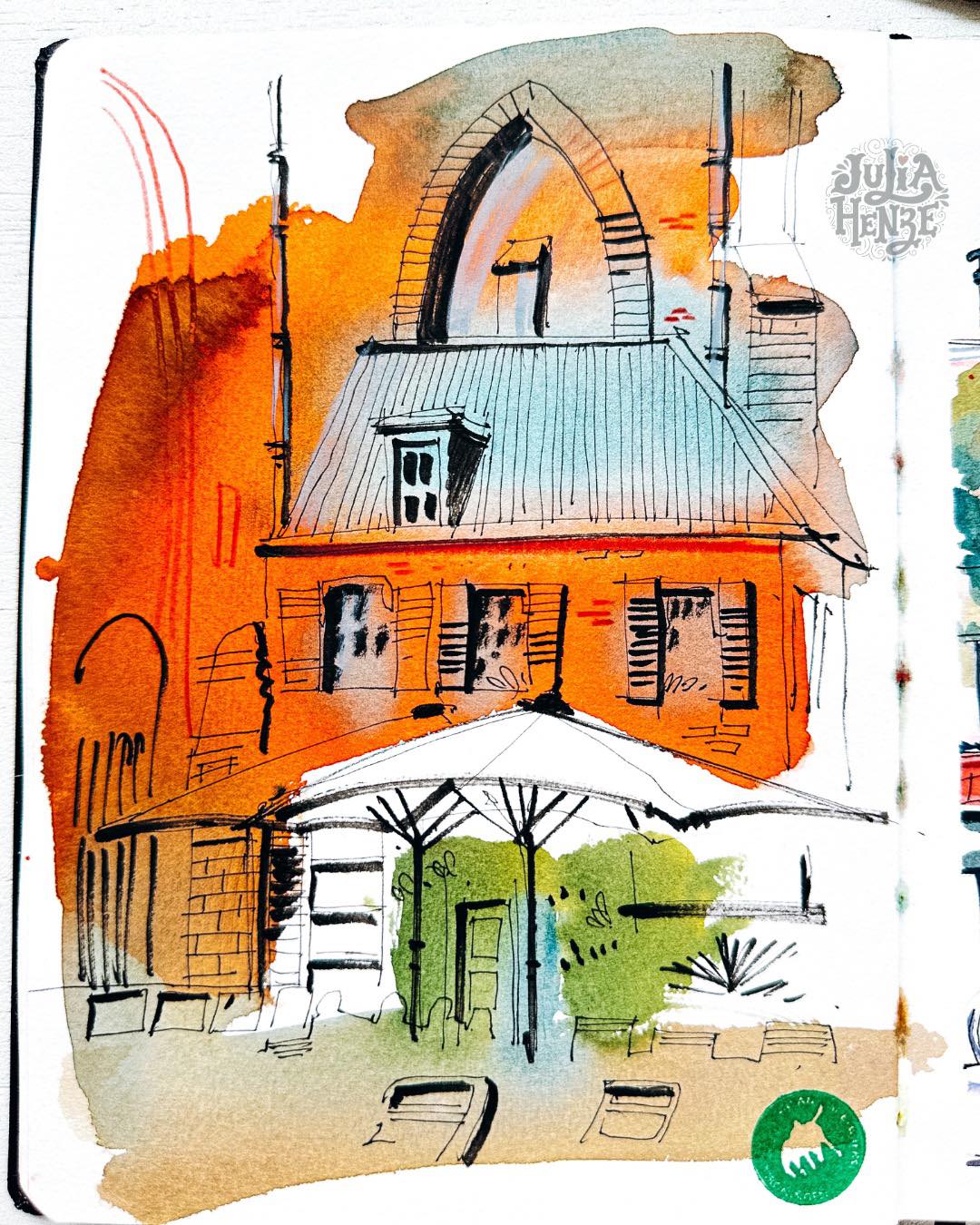 My dear friends, thank you so much for your comments on my last post. You have no idea how much it means to me!🥰
I’ve read almost all of them (still working on the rest), but answering takes more energy than I have right now, so I hope you understand. What I would love to do is send each and every one of you a very big, warm hug 🤗♥️
I honestly can’t remember the last time I felt this vulnerable. And it’s not because I’m ashamed of being in burnout. Actually, when I look around, it seems the stronger the person, the harsher the burnout. So I’m kind of happy to be somewhere in the middle 😅
What really worries me is my business - it’s my only source of income. Saying “I’m in burnout” can make people think: oh, better not book her workshops or join her membership, she won’t manage it. If you had that thought for even one second, let me reassure you: I still do my work very well.
This Saturday I’ll be in Alkmaar at the USk Day, next month I’ll run my watercolor course, every month I host 3 livestreams in Brave Brushes, and in October I’ll be in Granada. The only difference is: I rest A LOT around these events. If you attend, you’ll probably never even notice something is going on. So no worries!☺️
I just feel I need to share my thoughts and process with someone who’s willing to listen. That’s why I’ll be posting here from time to time, together with my sketches. If you want to read and comment, awesome! If not, no problem, just enjoy the drawing. But please, don’t forget to hit ♥️ as a way of saying “I see you.” Thank you!☺️
#urbansketch #urbansketchers #urbansketching #usk #usknetherlands #uskgroningen #onlocationsketch #inkandwatercolor #watercolorandink #aquarel #watercolor_sketch #watercolorillustration #inksketch #sketchbookart #sketchbookdrawing #dailyart #pleinairsketch #sketchingonlocation #groningen #groningensketch #dutchsketch #netherlandsart