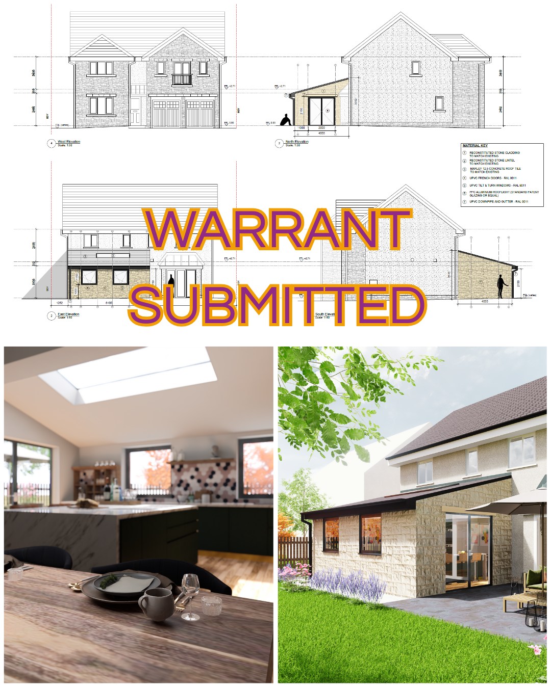 A Family Kitchen Transformation
On the 1st of this month, we submitted the Building Warrant for a new family extension in Stirling.
This stage is where vision becomes detail — every foundation, every beam, every note carefully prepared to give contractors the clarity they need.
A big thank you to AMT Structural Design l for their collaboration and expertise in preparing the structural design and certification.
Now we look forward to approval and the next chapter in shaping this light-filled family home.
👉 What do you think of the transformation so far? Would you love a kitchen and dining space like this at the heart of your home?
#SpiritAndStructure #BuildingWarrant #WarrantSubmitted #ArchitectureScotland #FamilyHomes #CreatingSpace #DesignDetail #ArchitectureThatFeelsGood #ResidentialArchitecture #KitchenExtension #AMTStructuralDesign