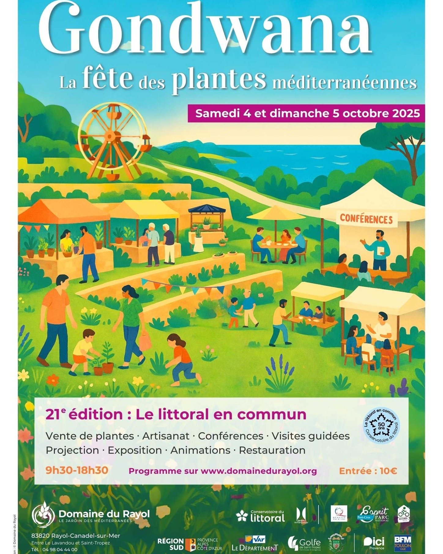 🌿✨ GONDWANA – La Fête aux Plantes Méditerranéennes
📍 Domaine du Rayol – 4 & 5 octobre 2025
🌎 Plantes rares • Jardins du monde • Savoir-faire botanique
Le Comptoir de l’Alchimiste vous donne rendez-vous dans un cadre d’exception, entre mer et jardins 🌊🌳
Participez à Gondwana, la fête des plantes méditerranéennes, et plongez dans un univers végétal unique, riche en découvertes, arômes et inspirations.
🍸 Sur notre stand :
🔸 Dégustation de nos spiritueux inspirés des plantes du pourtour méditerranéen
🔸 Rencontre autour de la botanique, de la distillation & de l’alchimie naturelle
🔸 Histoire de nos macérations et de nos plantes récoltées en Provence
📆 4 & 5 octobre 2025
📍 Domaine du Rayol – Le Rayol-Canadel-sur-Mer
Une immersion sensorielle pour les amoureux des plantes, des jardins et du goût 🌺
#lecomptoirdelalchimiste #Gondwana2025 #DomaineDuRayol #FêteDesPlantes #SpiritueuxBotaniques #DistillerieDeProvence #PlantesMéditerranéennes #AlchimieVégétale