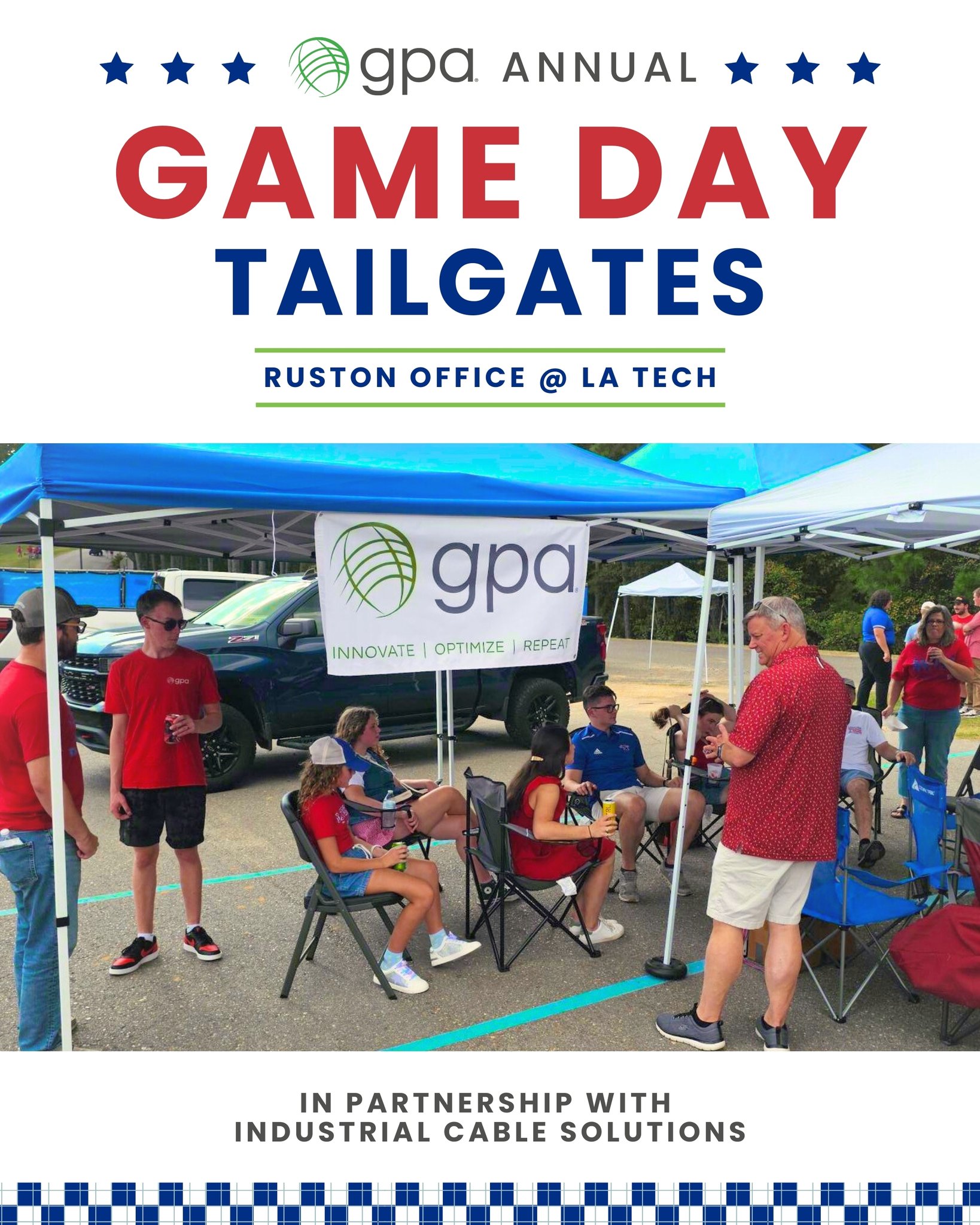 Saturdays in Ruston aren’t complete without a GPA tailgate and Bulldog pride! 🏈
Our Ruston office loves hosting a tailgate at every Louisiana Tech home game, bringing together students, alumni, and friends. Partnering with a great university and Industrial Cable Solutions makes these moments even more rewarding.
Thanks to everyone who joined us. We look forward to seeing you at the next game!
#GPA #IndustrialCableSolutions #LouisianaTech #TailgateTradition #CommunityEngagement #Partnerships #GoDogs