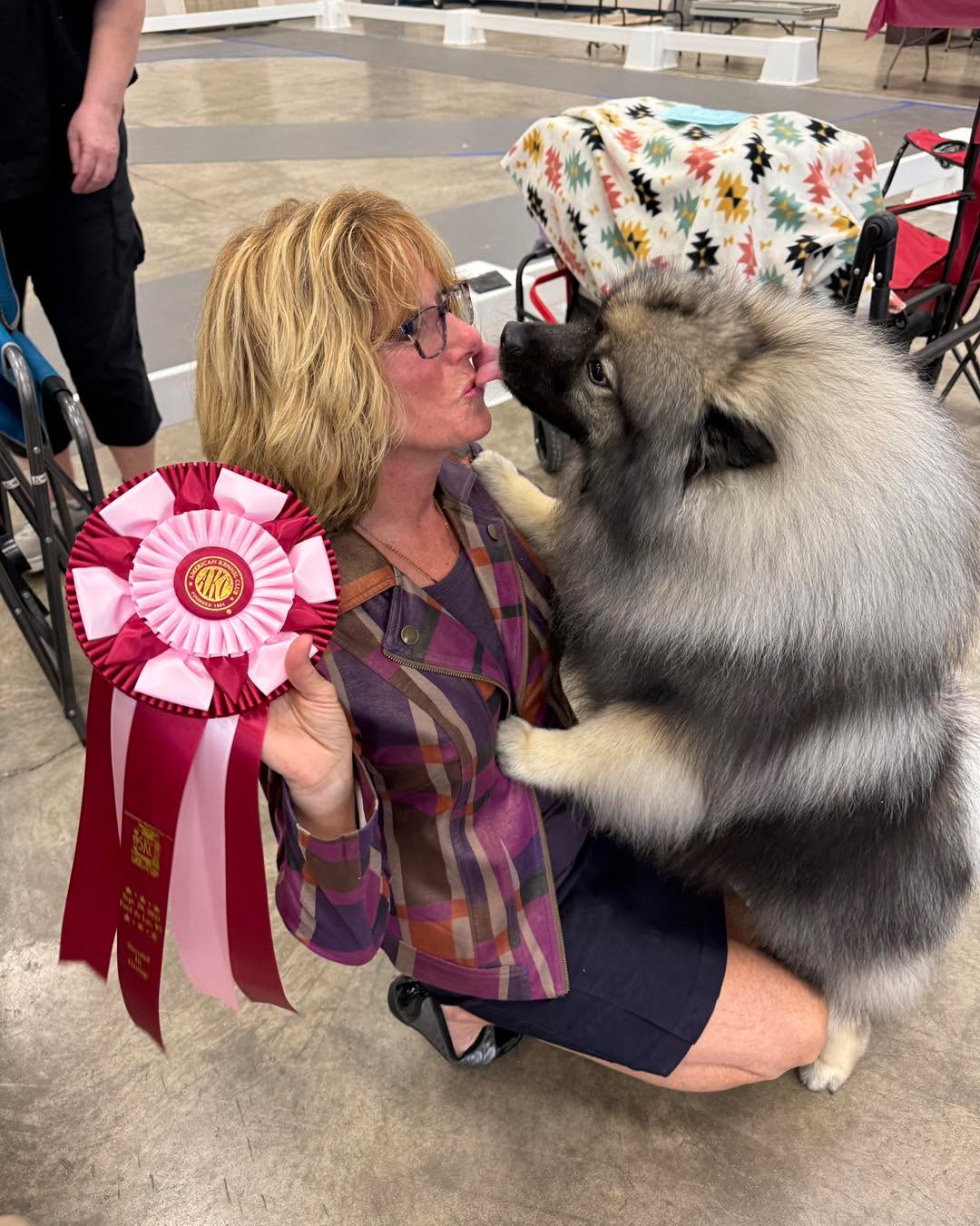 Pam and Dillon finish up a great day with a group 2!
Huge congratulations to Pam and Dillon, Peregrine Green and Gold Trifecta!