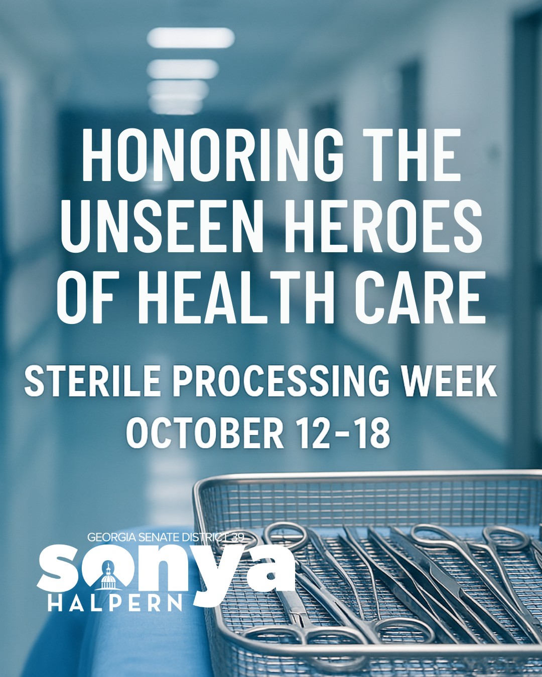 We often talk about the people on the frontlines of health care, but some of the most critical work happens behind the scenes. During Sterile Processing Week (Oct 12–18), we honor the professionals who ensure every surgical instrument is safe, sterile, and ready to save lives. Your precision and expertise protect us all.
#SterileProcessingWeek #HealthcareHeroes