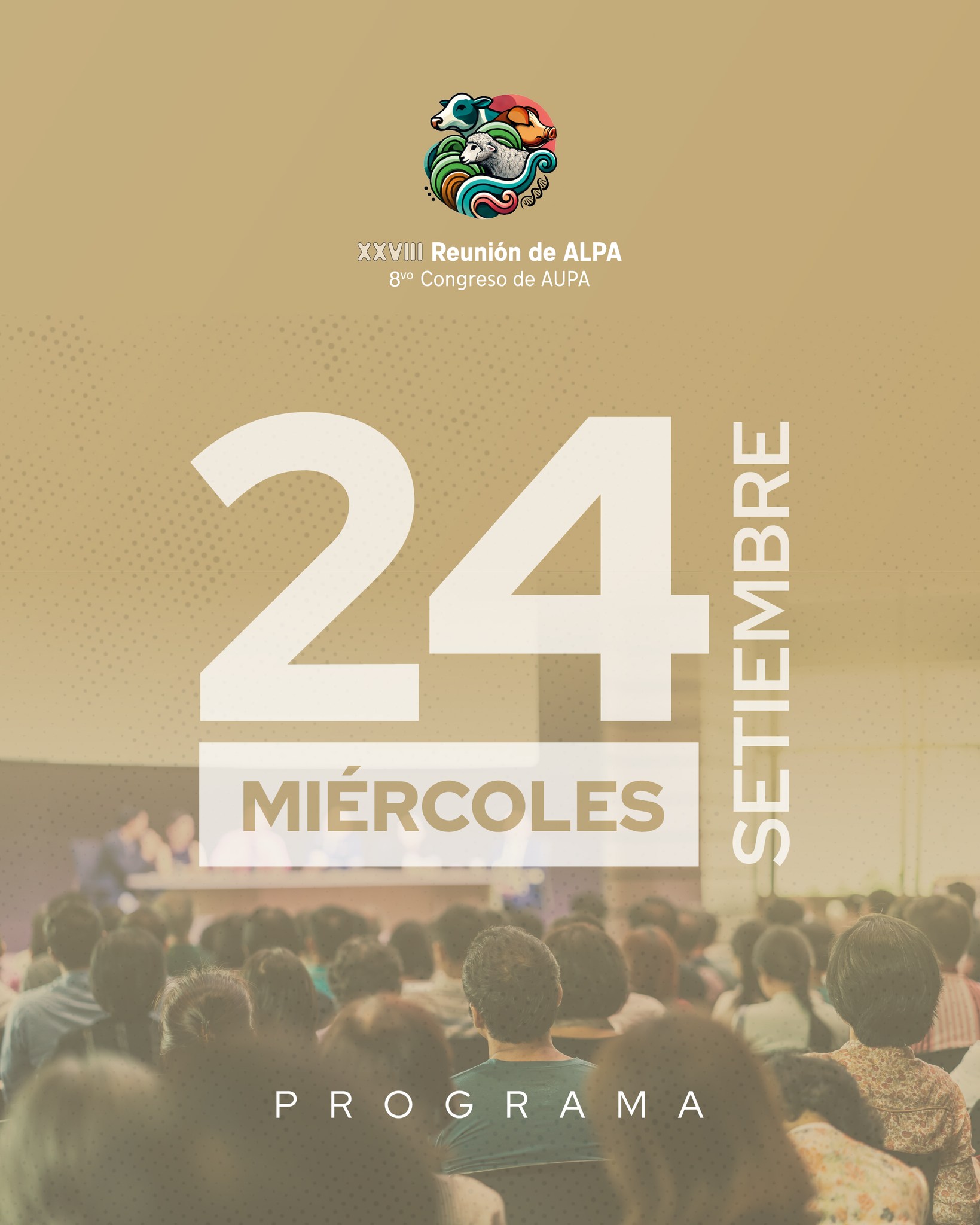 Miércoles: cierre del evento
La última jornada reúne actividades clave para despedir esta edición de la reunión.
✨ Mirá el detalle de la agenda del miércoles y acompañanos en el cierre.