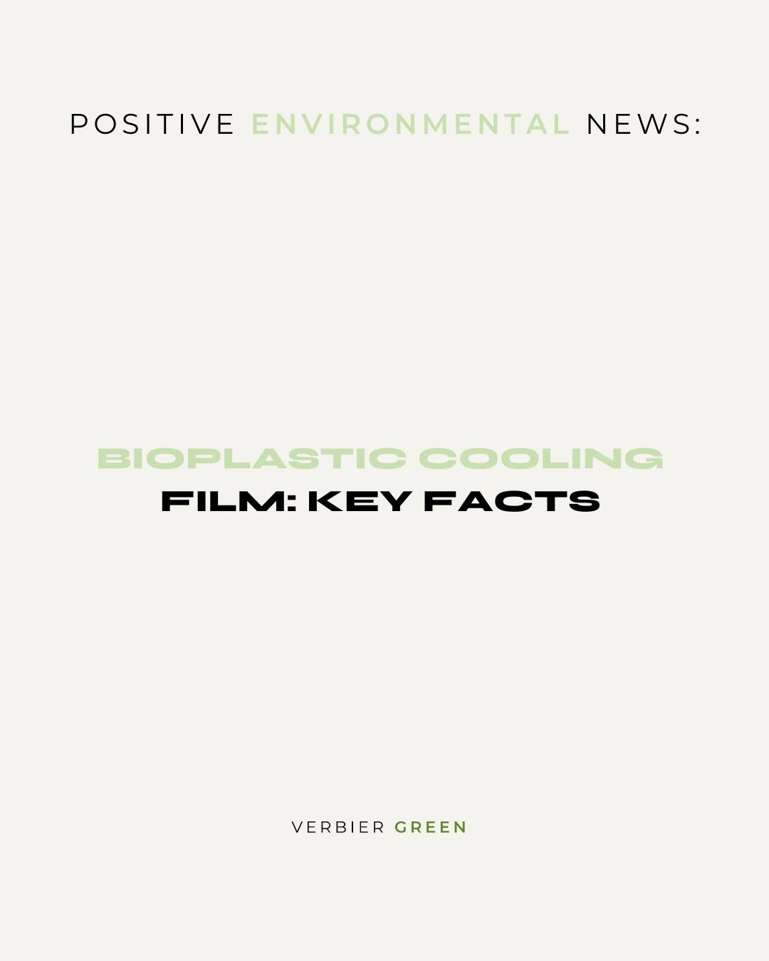 This month’s positive eco news comes from the world of sustainable building design 🌍 A revolutionary bioplastic cooling film could reduce building energy use by up to 20% by reflecting sunlight and passively releasing heat into space... no electricity needed! Made from biodegradable materials, it’s a low-cost, low-impact solution that could transform the way we keep our homes and cities cool, all while cutting emissions and supporting a greener future ♻️❄️
-----
Les bonnes nouvelles écologiques de ce mois-ci viennent du monde de la conception de bâtiments durables 🌍 Un film de refroidissement révolutionnaire en bioplastique pourrait réduire la consommation énergétique des bâtiments jusqu'à 20 % en réfléchissant la lumière du soleil et en libérant passivement la chaleur dans l'espace... sans électricité ! Fabriqué à partir de matériaux biodégradables, il s'agit d'une solution peu coûteuse et à faible impact qui pourrait transformer la façon dont nous rafraîchissons nos maisons et nos villes, tout en réduisant les émissions et en favorisant un avenir plus vert ♻️❄️
#VerbierGreen #PositiveEcoNews #Sustainable