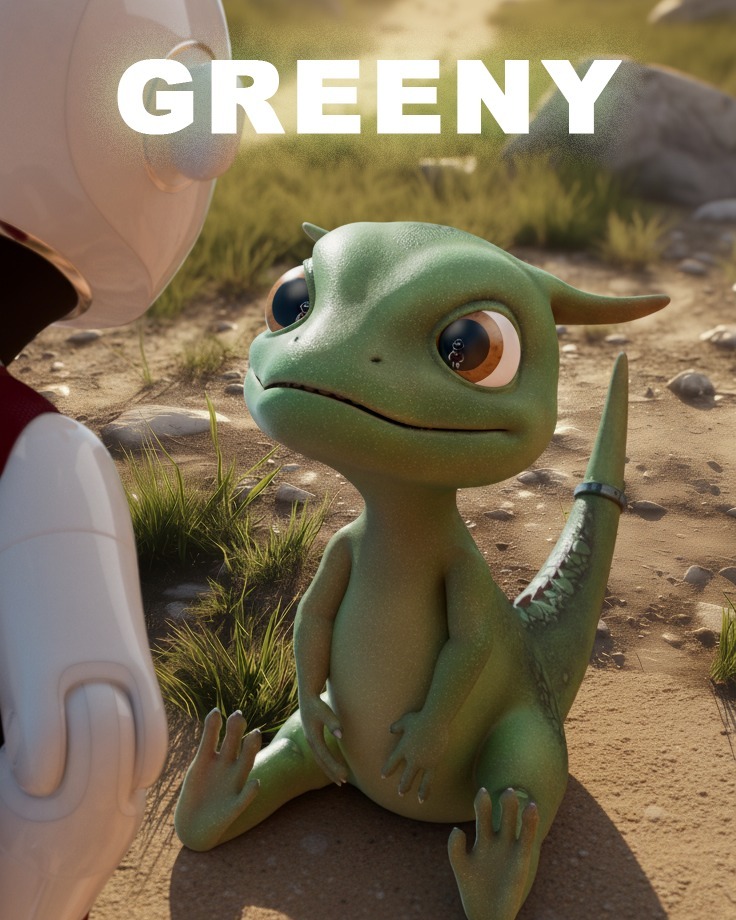 Meet Greeny. 🌱🐊
A small green creature with curious eyes and a mysterious past.
He can’t speak… but his presence says everything.
Friend or foe? You decide. 🌌
#MonoMars #Greeny #NewCharacter
#AIShorts #Storytelling #CharacterReveal #SpaceJourney
#모노마스 #그리니 #신캐릭터 #캐릭터소개 #우주이야기
